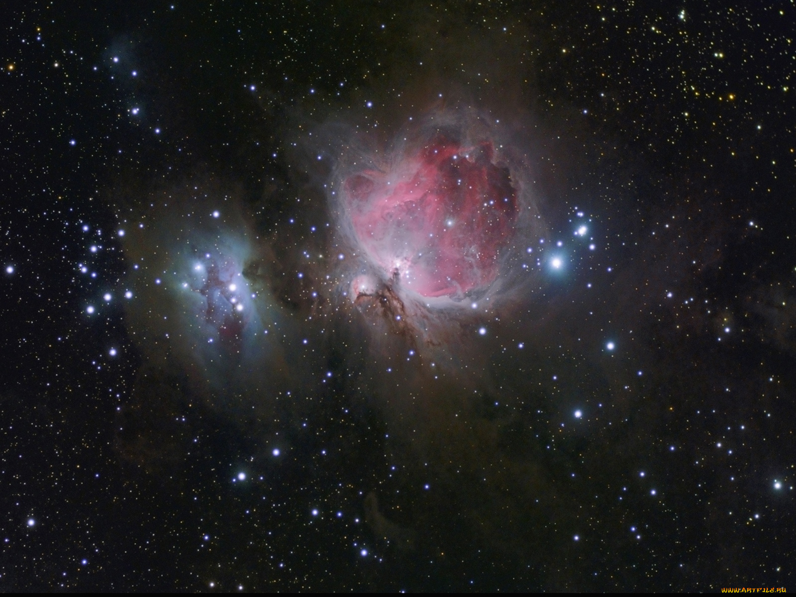 m42, космос, галактики, туманности