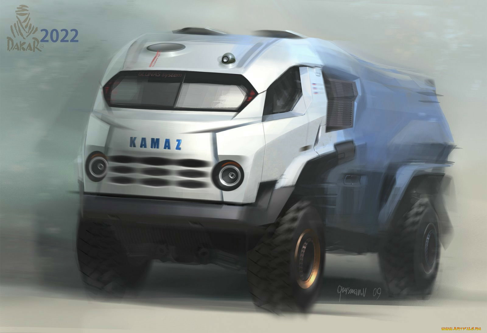 автомобили, 3д, камаз