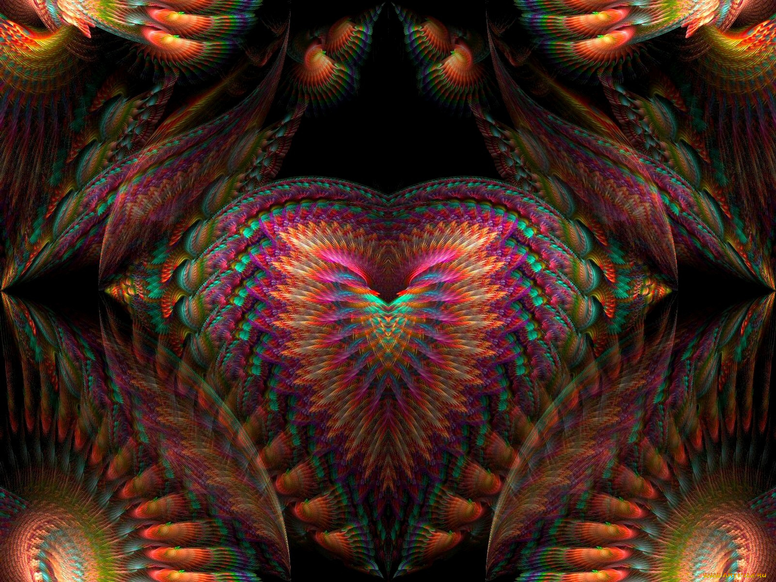 3д, графика, fractal, фракталы, абстракция