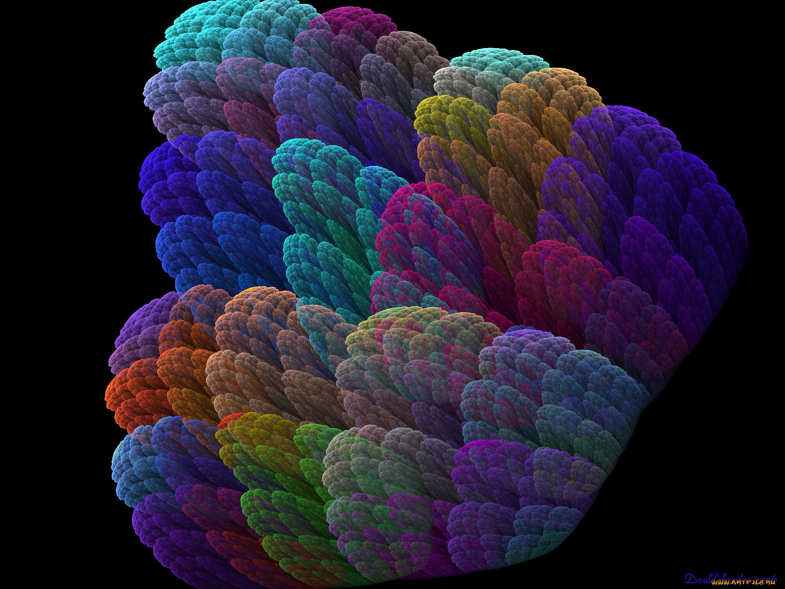 3д, графика, fractal, фракталы, фрактал, узор