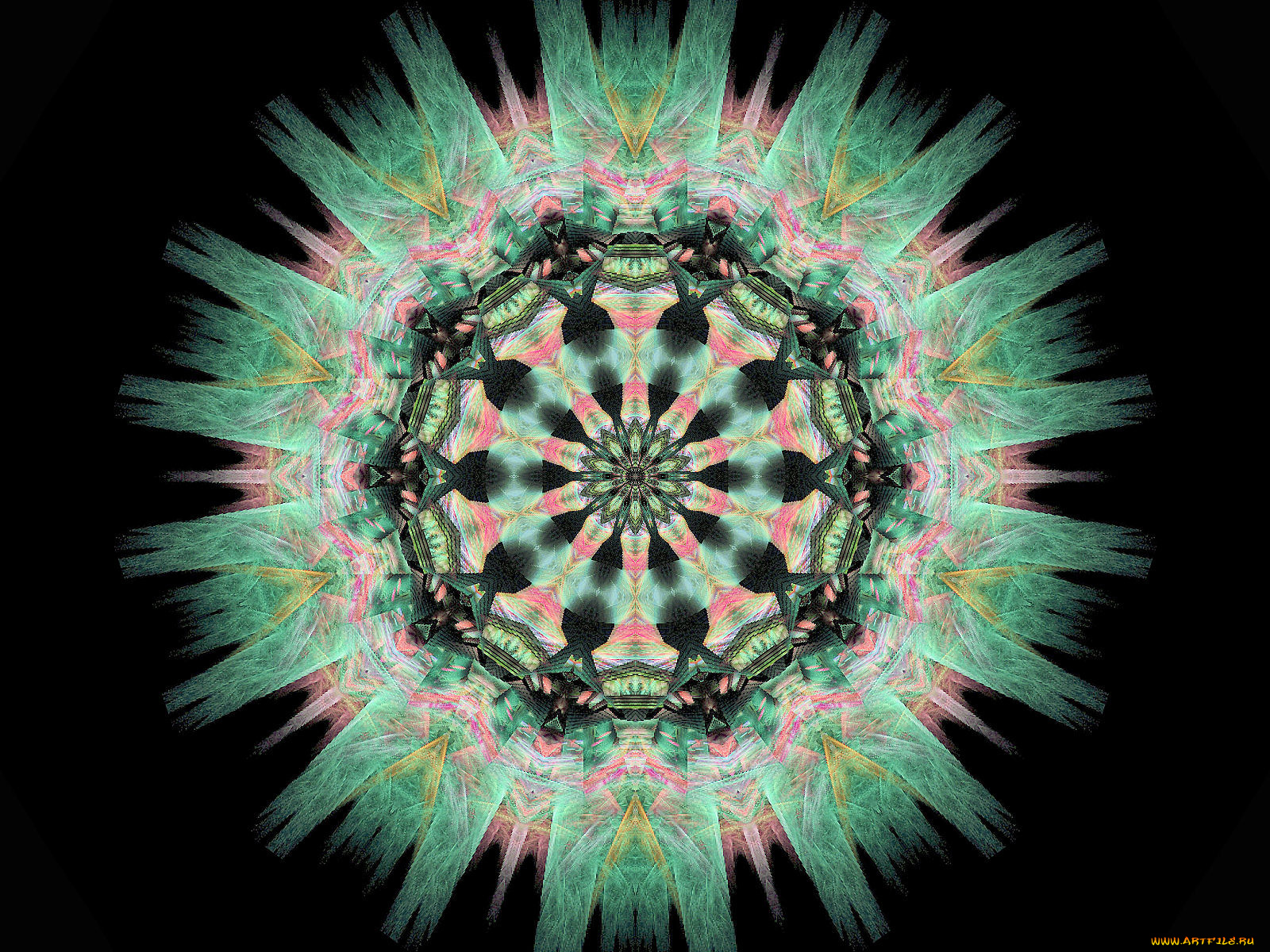 3д, графика, fractal, фракталы, узор, фрактал