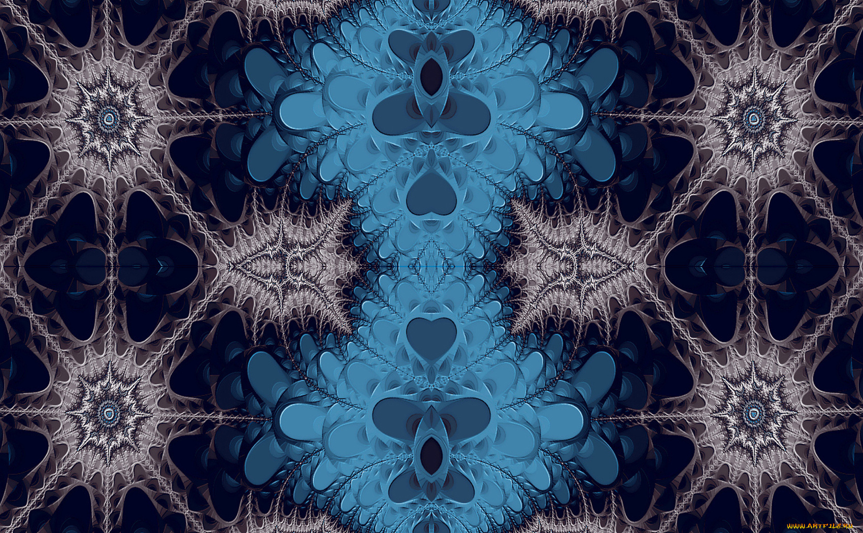 3д, графика, fractal, фракталы, узор, фрактал, фон, тёмный