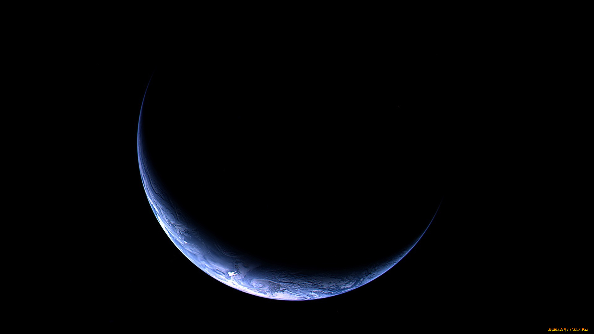 космос, луна, черный, фон, земля, планета