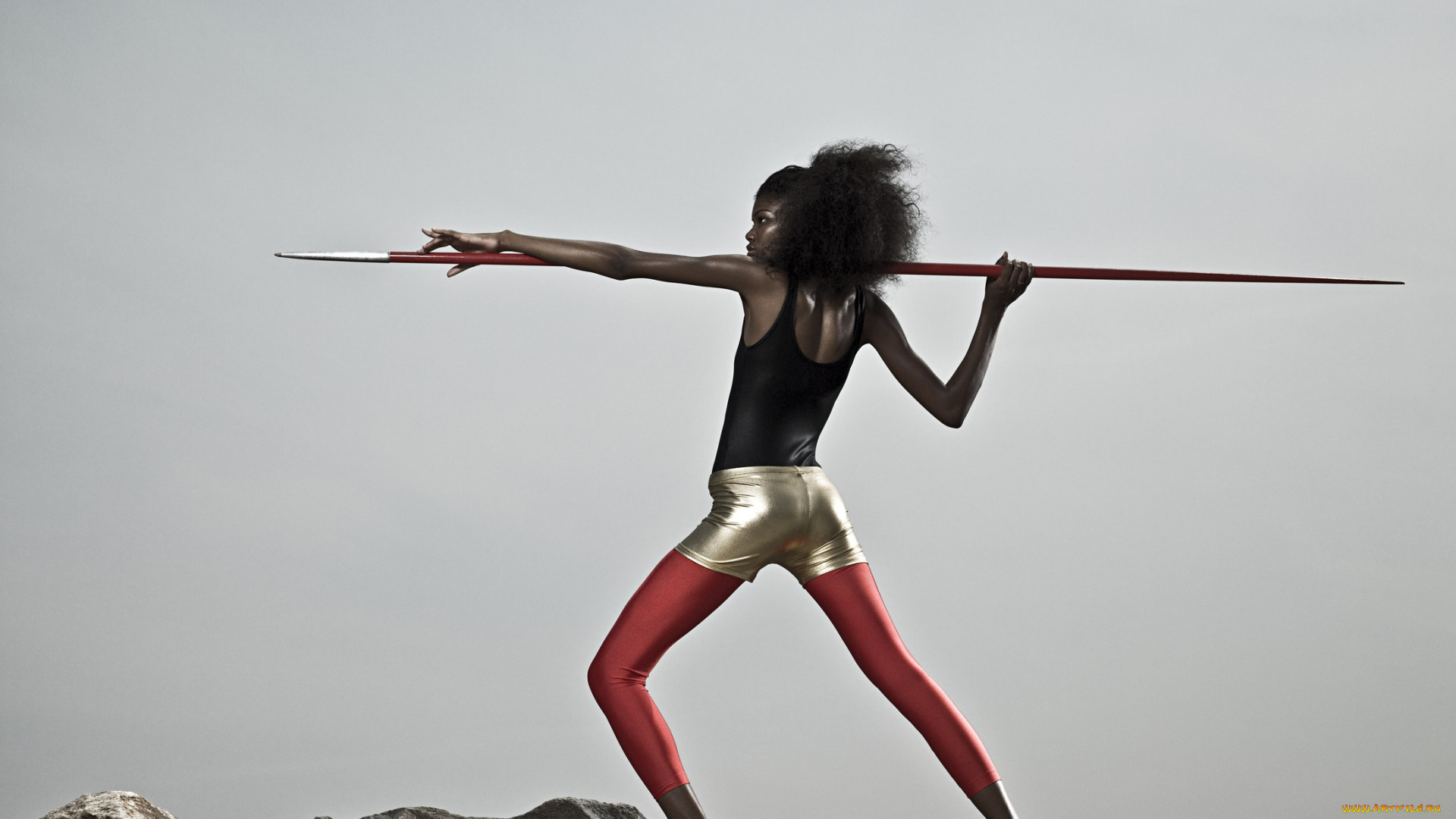 спорт, лёгкая, атлетика, камни, спыс, девочка, метание