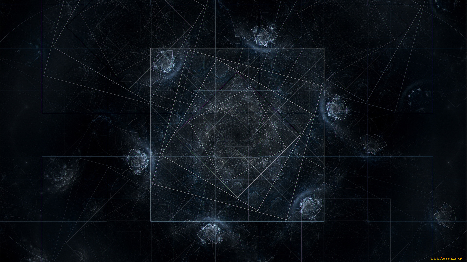 3д, графика, fractal, фракталы, фон, цвета, узор