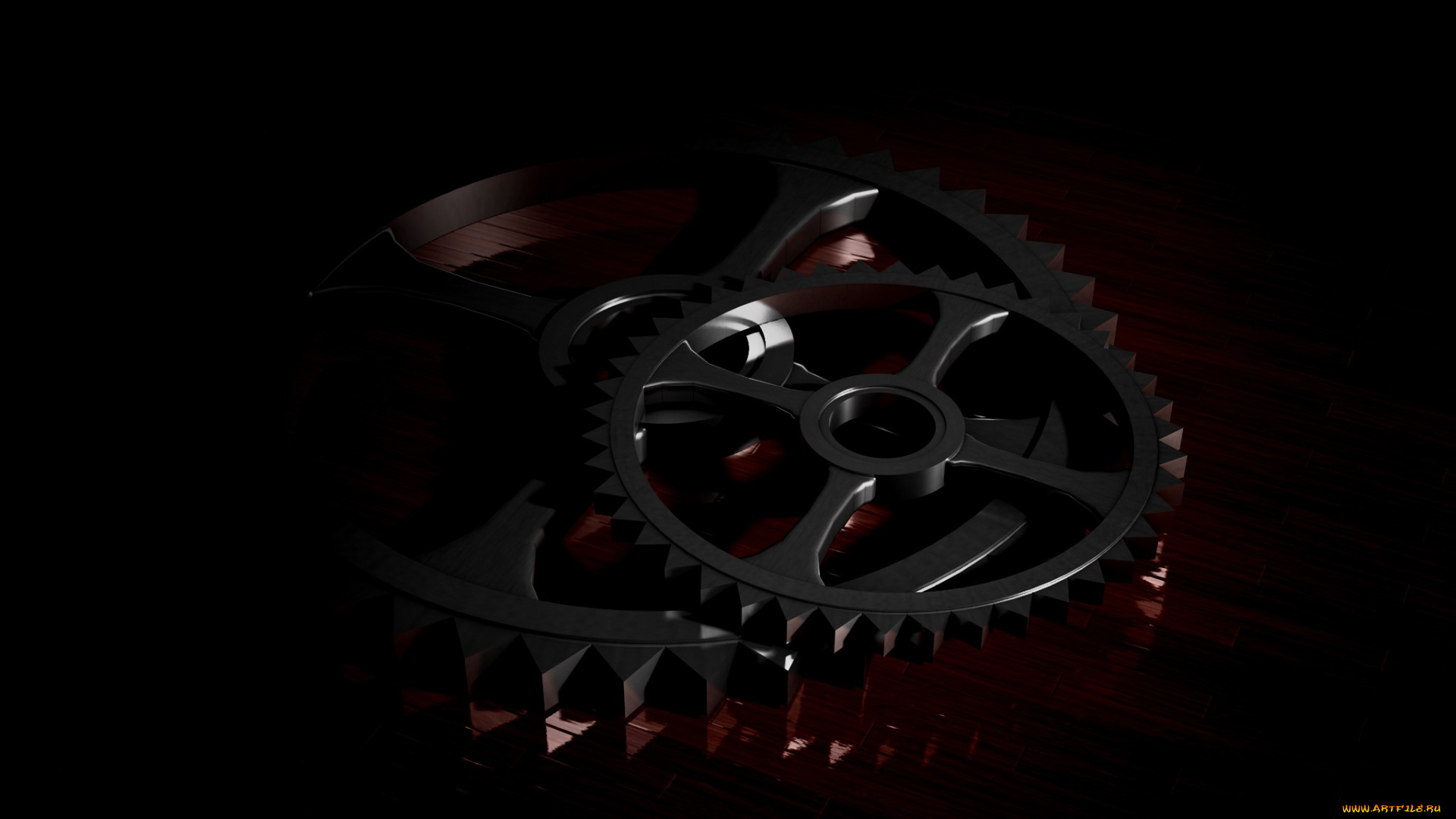 3д, графика, modeling, моделирование, шестерни