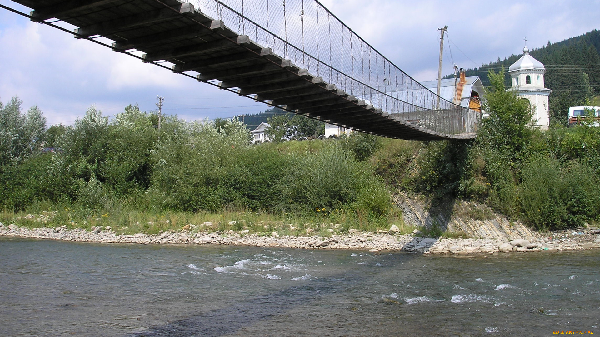 города, мосты, река, мост