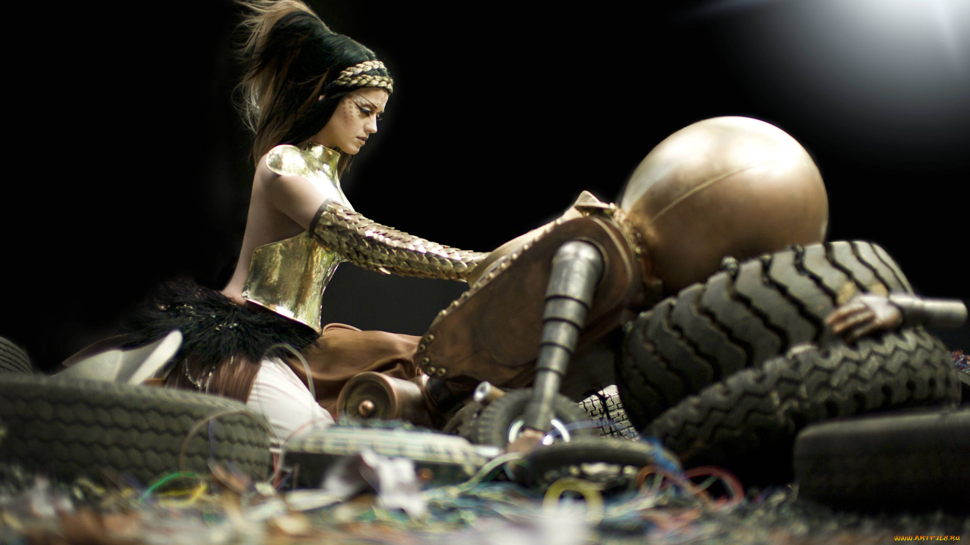 katy, perry, музыка, робот, покрышки