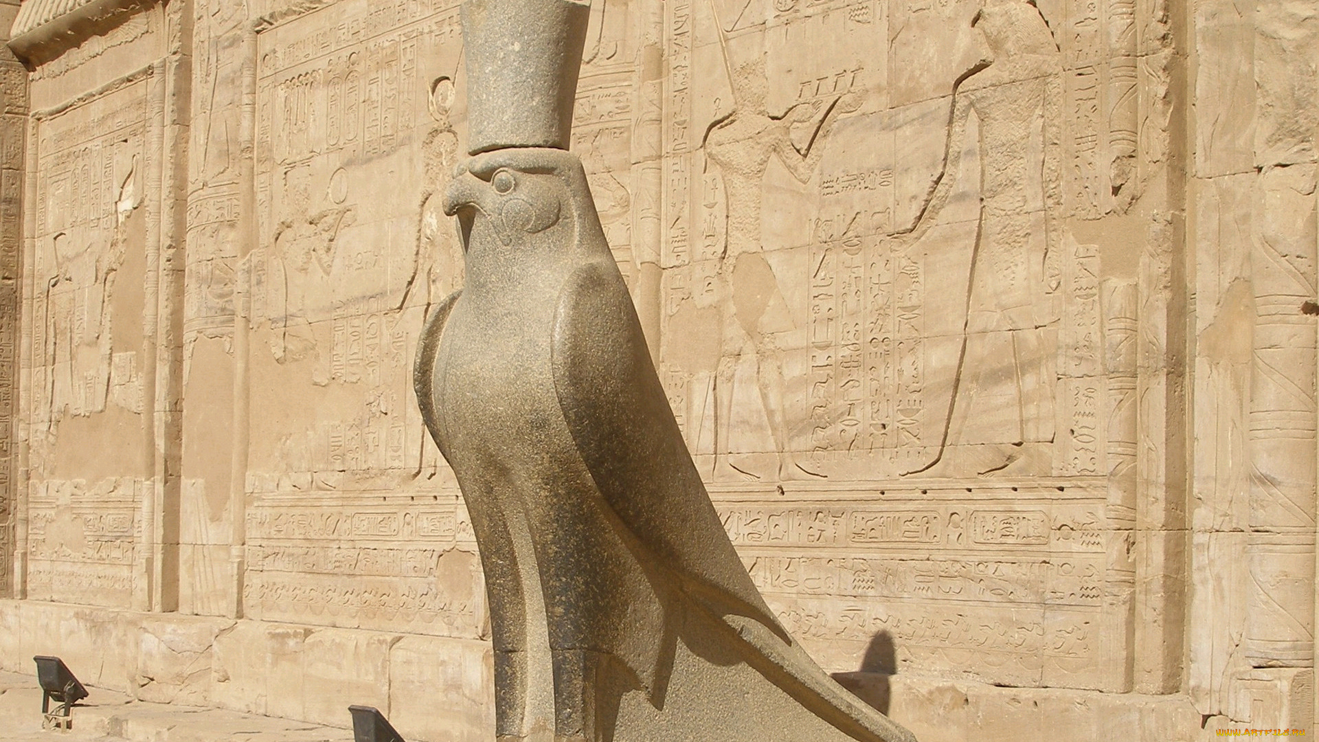 разное, рельефы, статуи, музейные, экспонаты, древний, египет