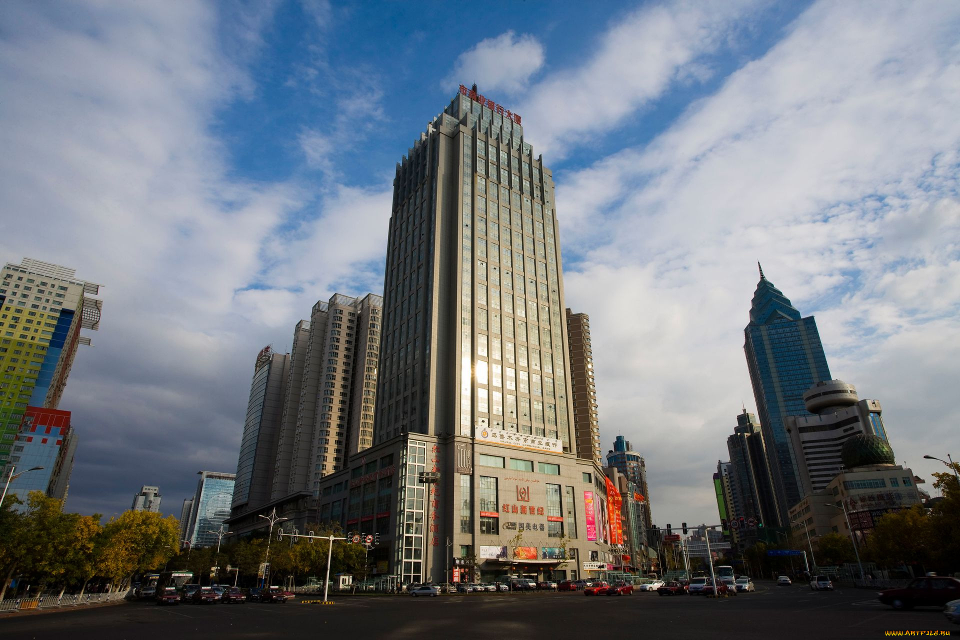 города, пекин, китай