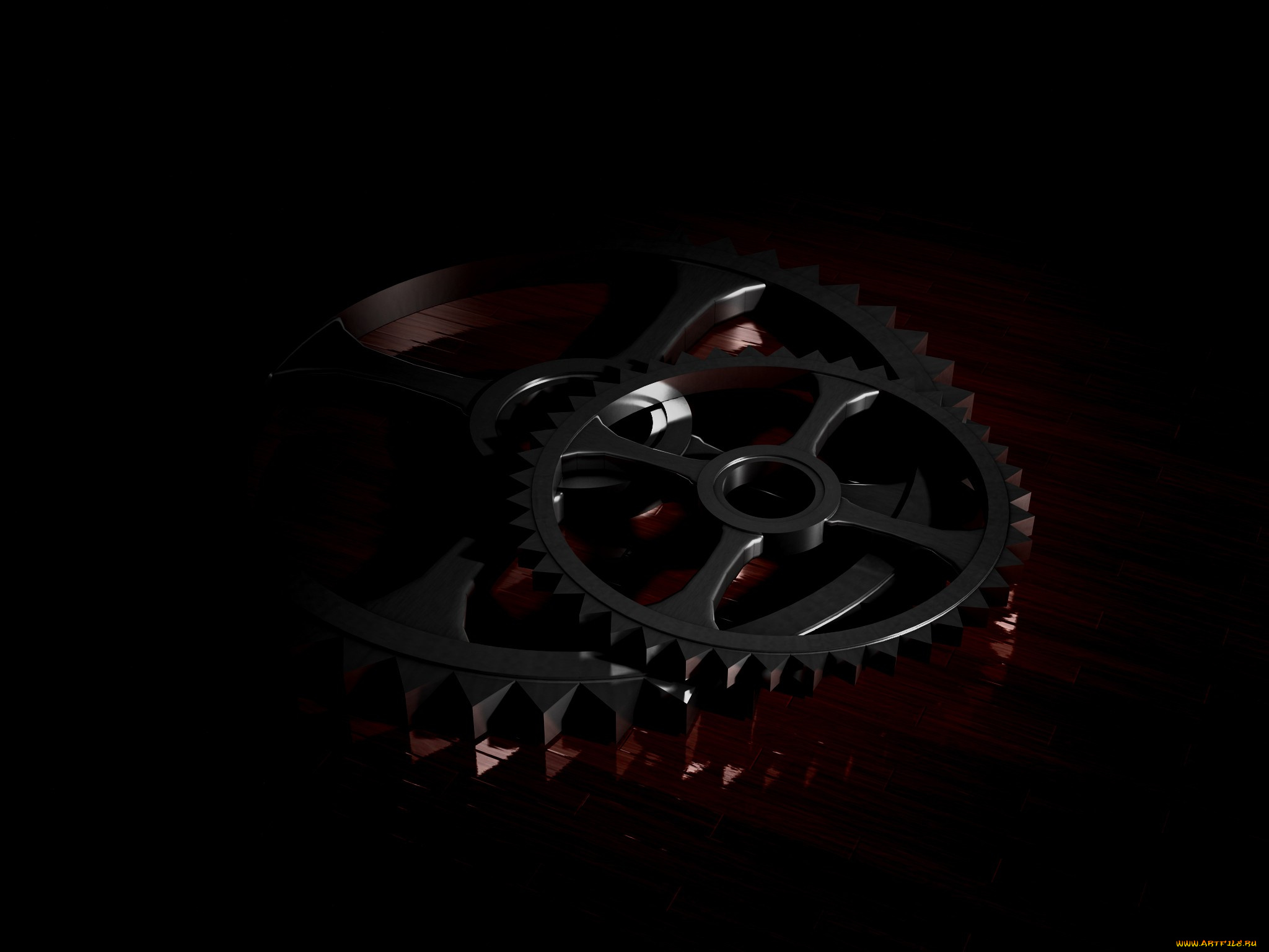 3д, графика, modeling, моделирование, шестерни