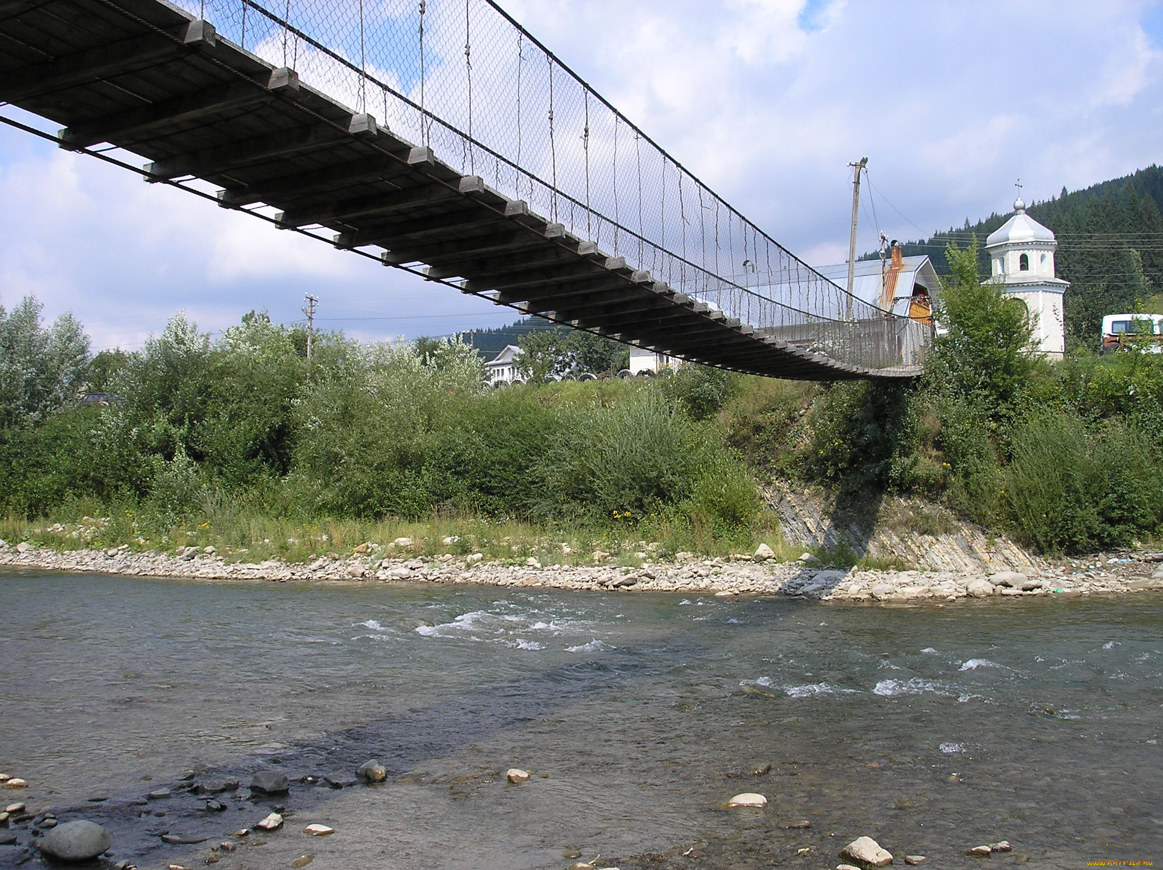 города, мосты, река, мост