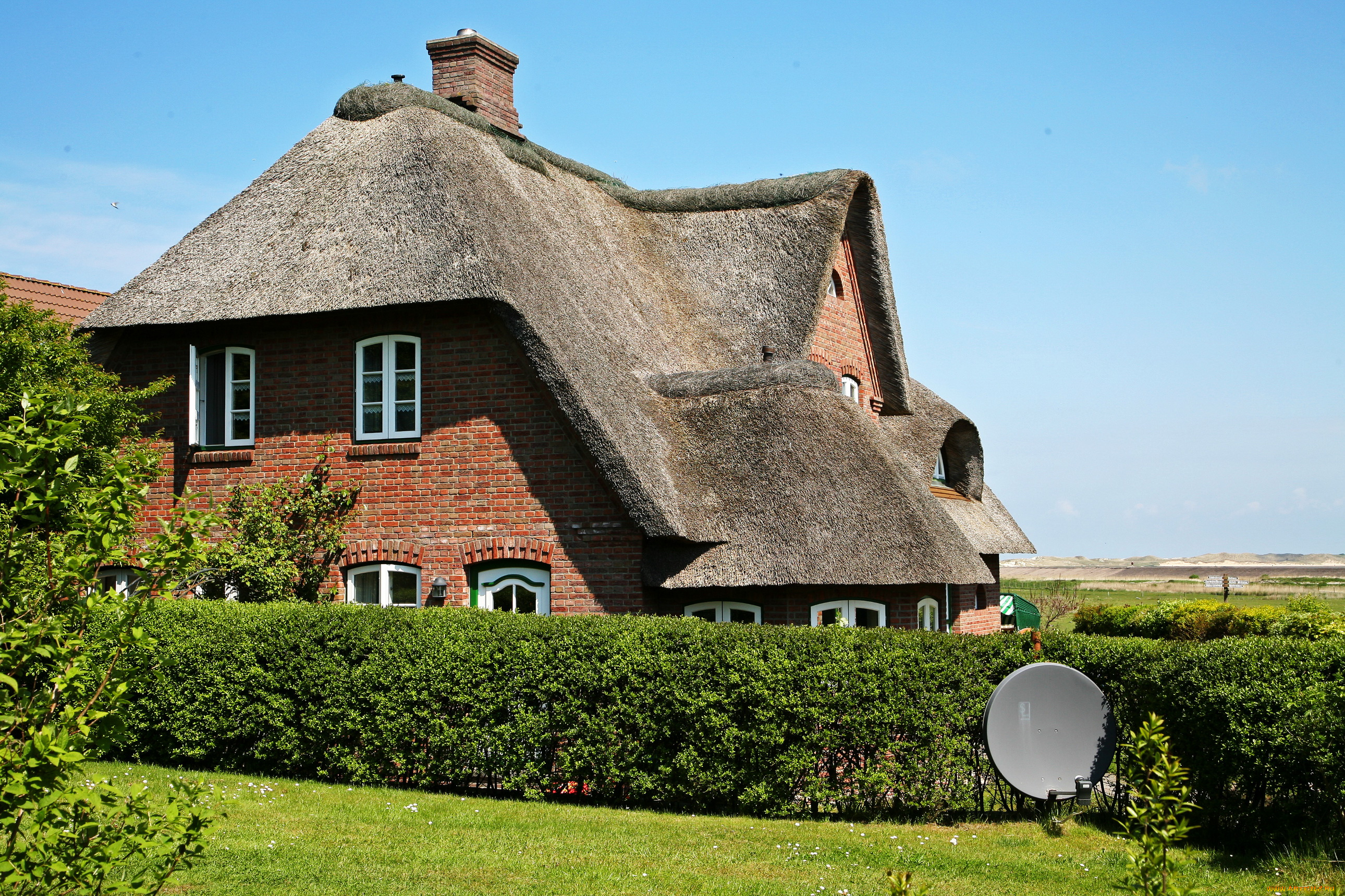 германия, нордорф, города, здания, дома