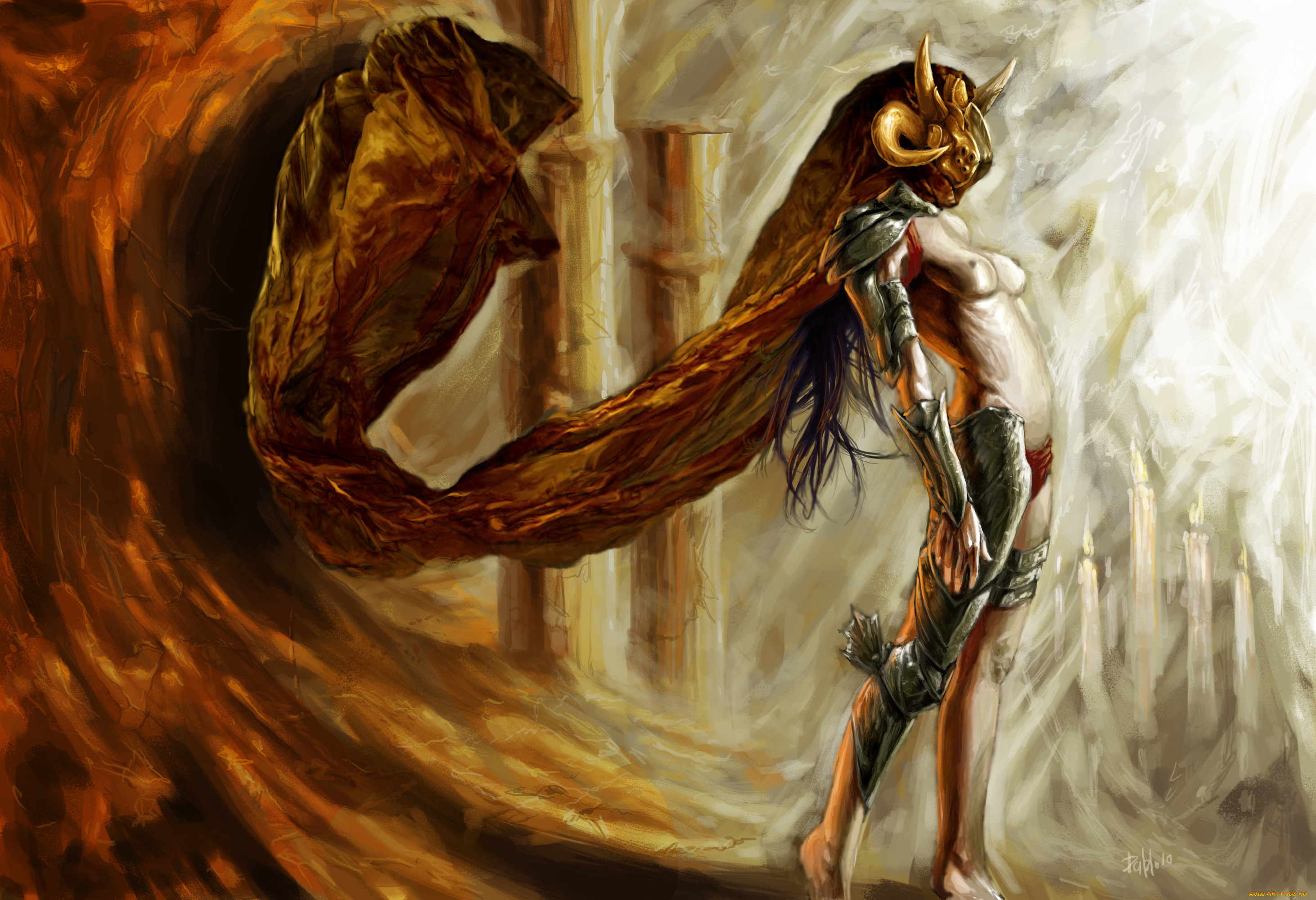 фэнтези, девушки, маска