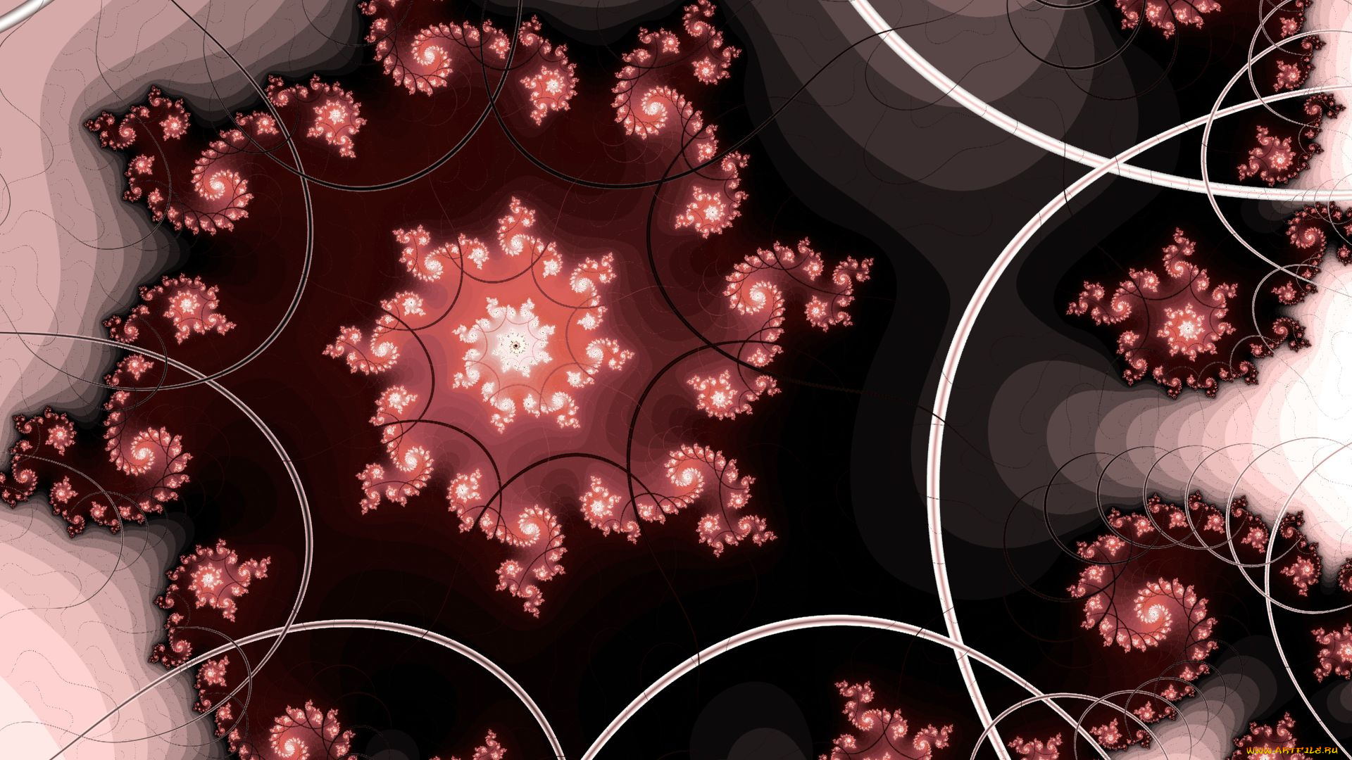 3д, графика, фракталы, , fractal, цвета, фон, узор