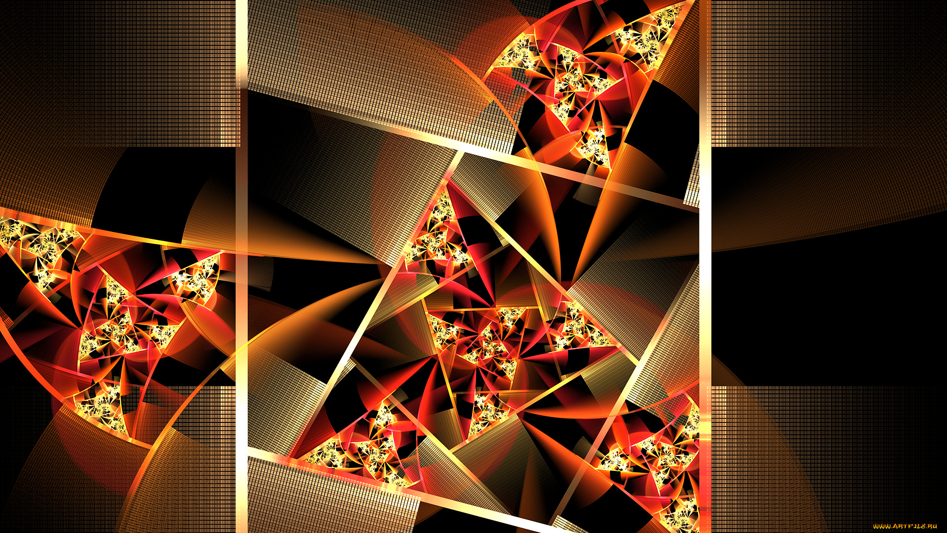 3д, графика, фракталы, , fractal, цвета, узор, фон