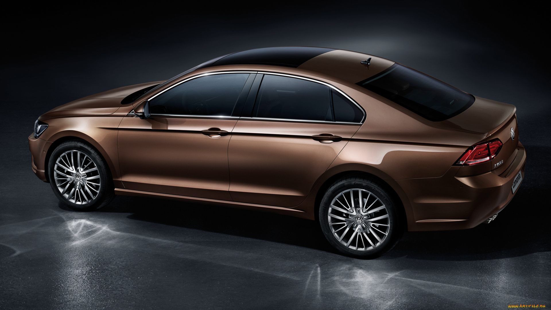 автомобили, volkswagen, 2014г, lamando, коричневый