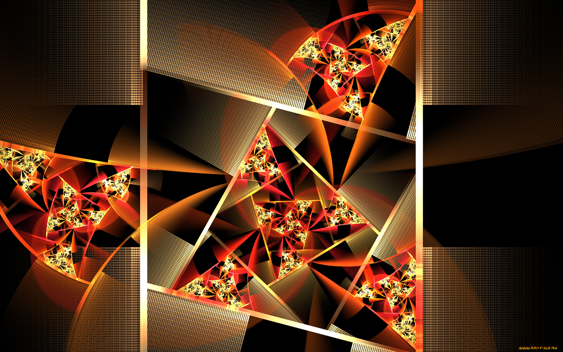 3д, графика, фракталы, , fractal, цвета, узор, фон