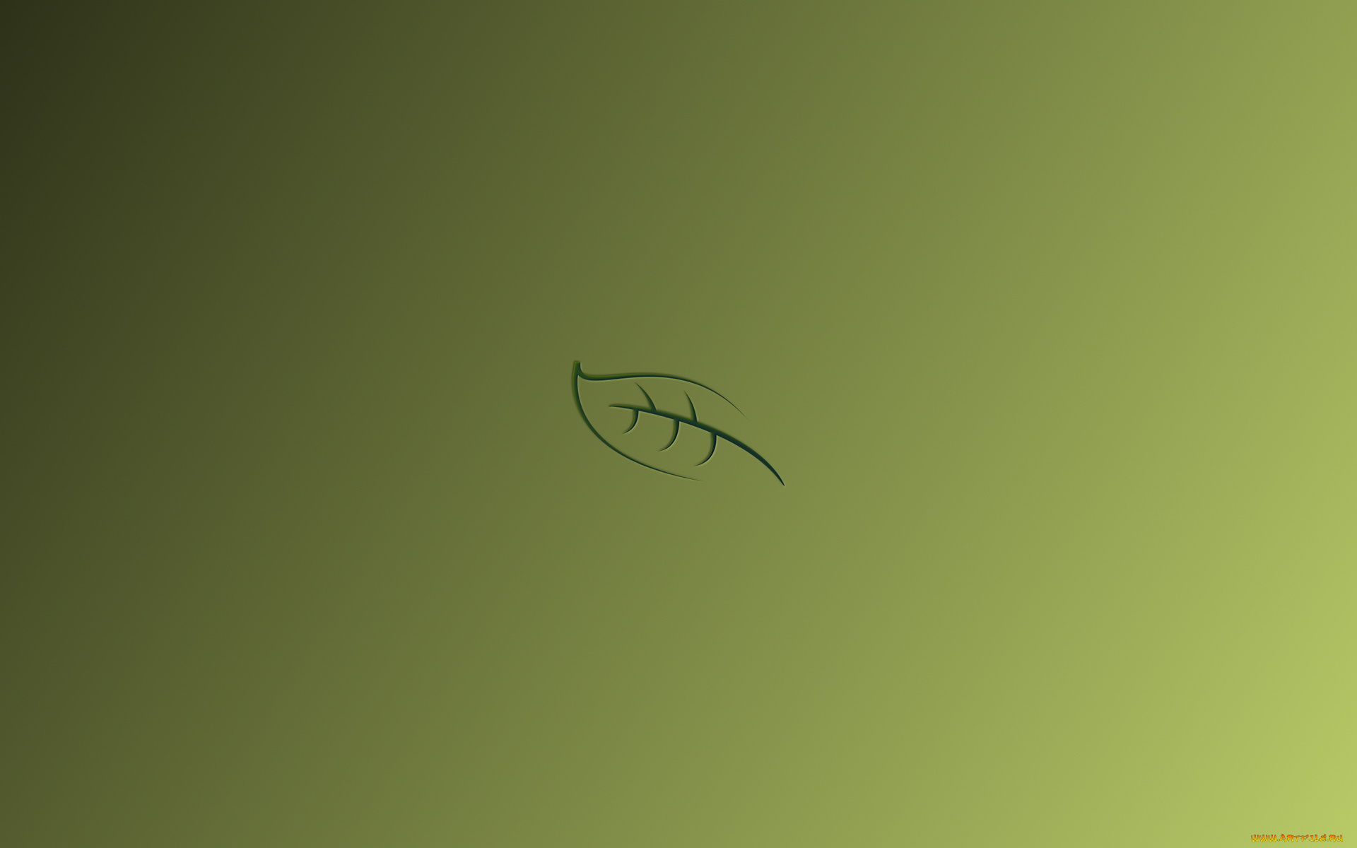 рисованные, минимализм, лист