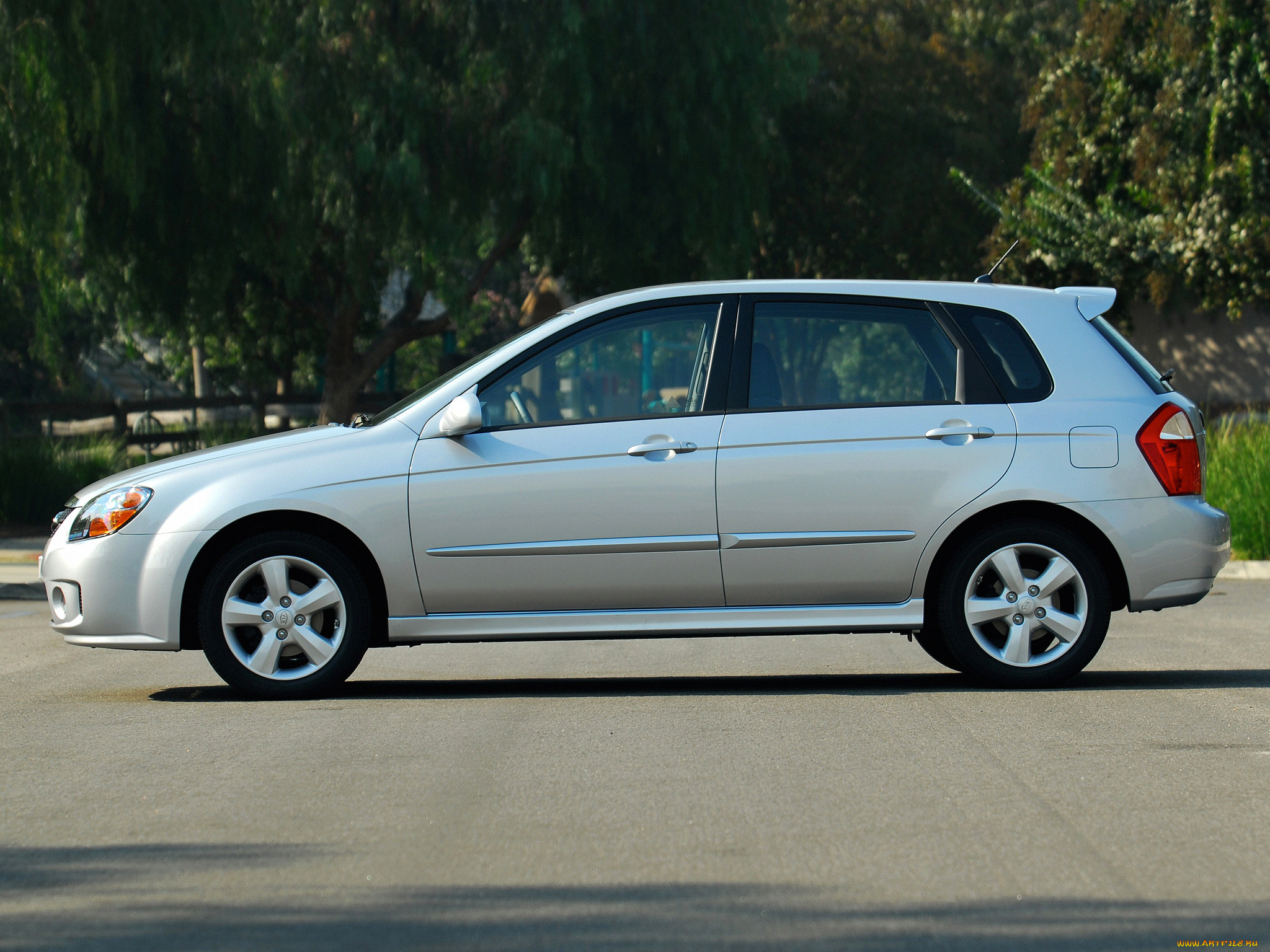 автомобили, kia, spectra5, ld, серый