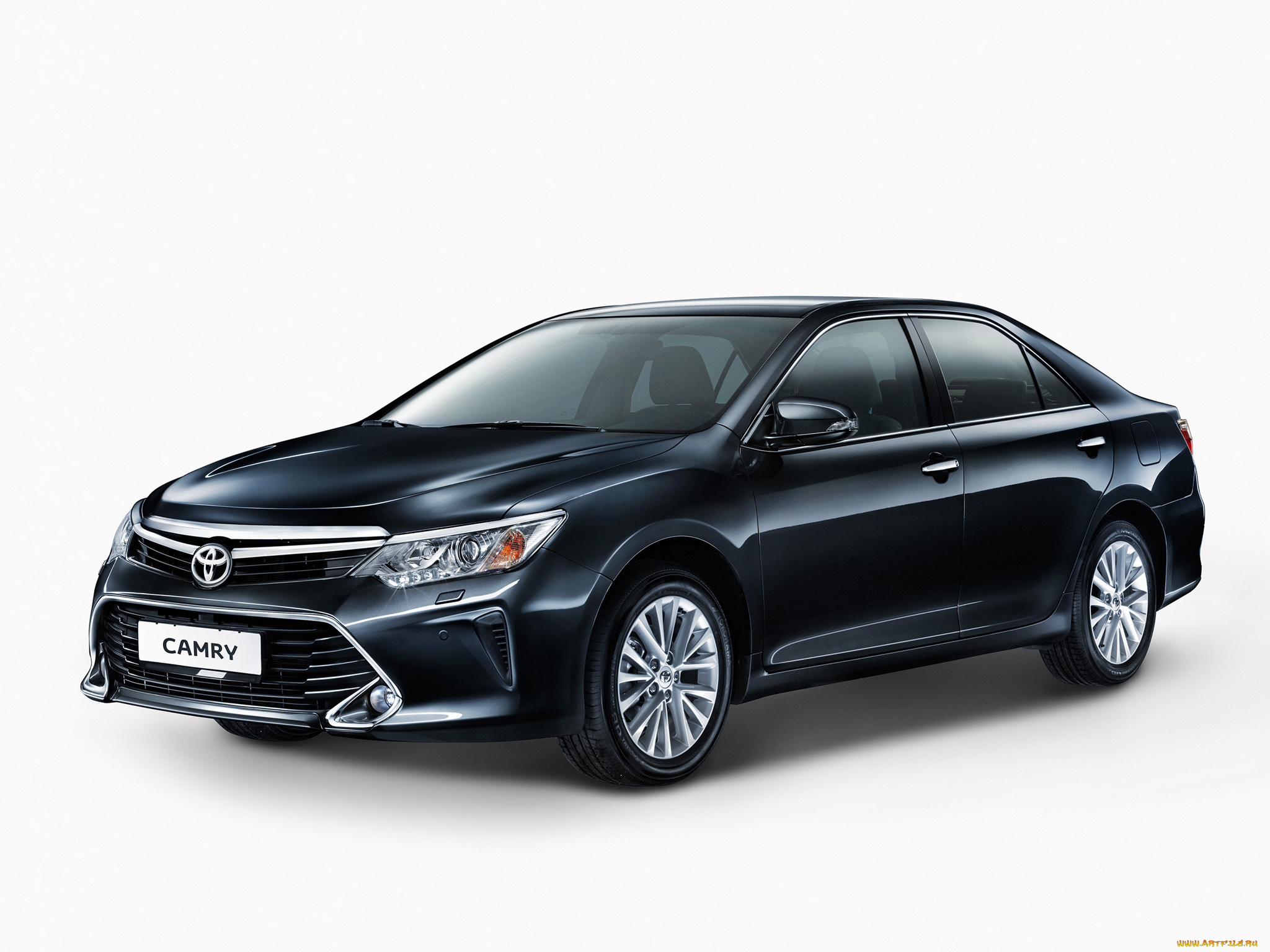 автомобили, toyota, cis-spec, camry, темный, 2014г