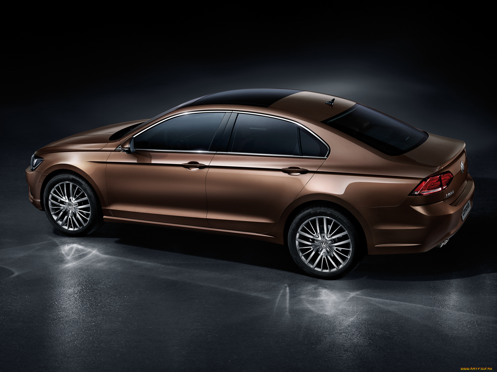 автомобили, volkswagen, 2014г, lamando, коричневый