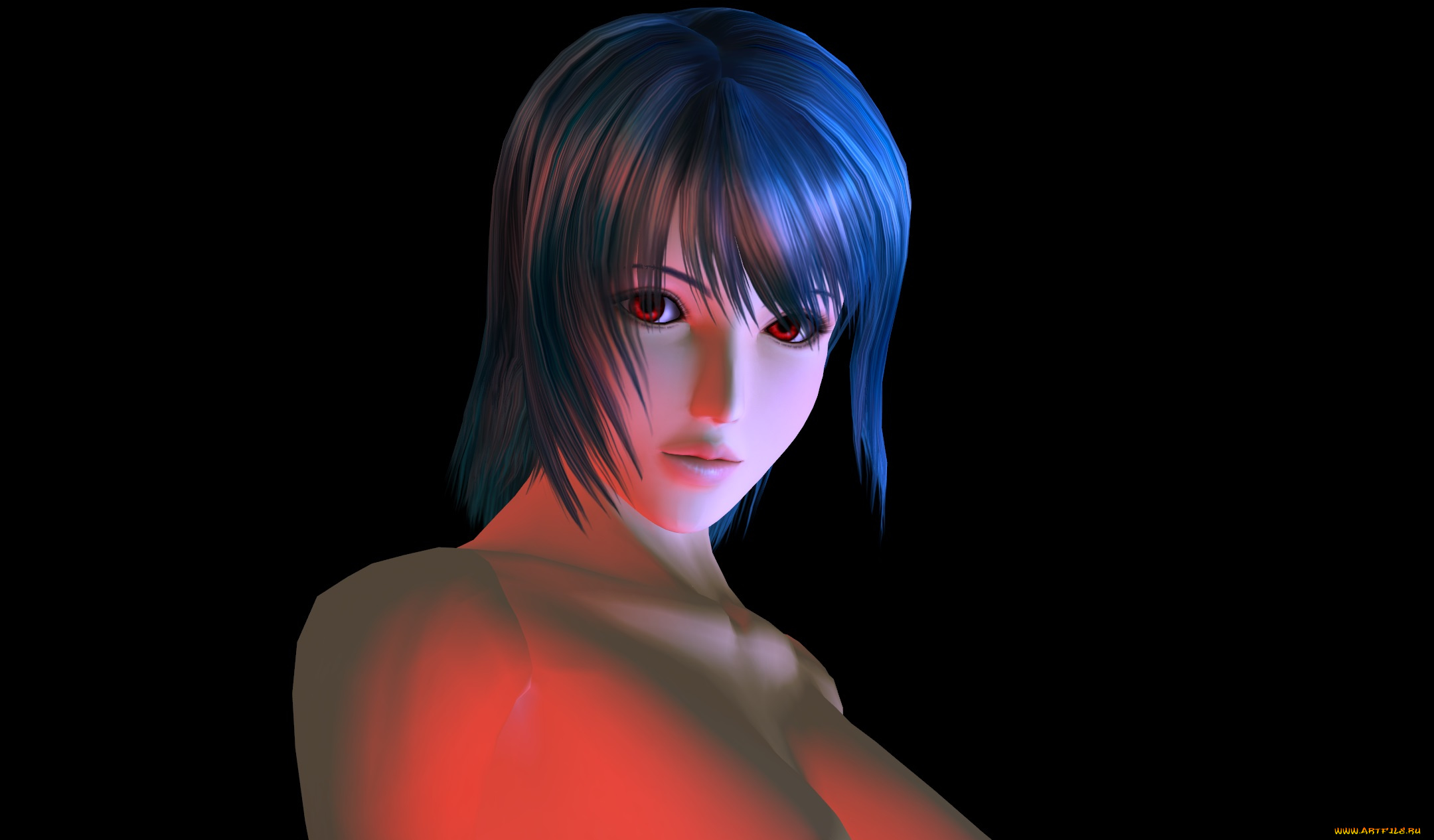 3д, графика, аниме, , anime, взгляд, девушка