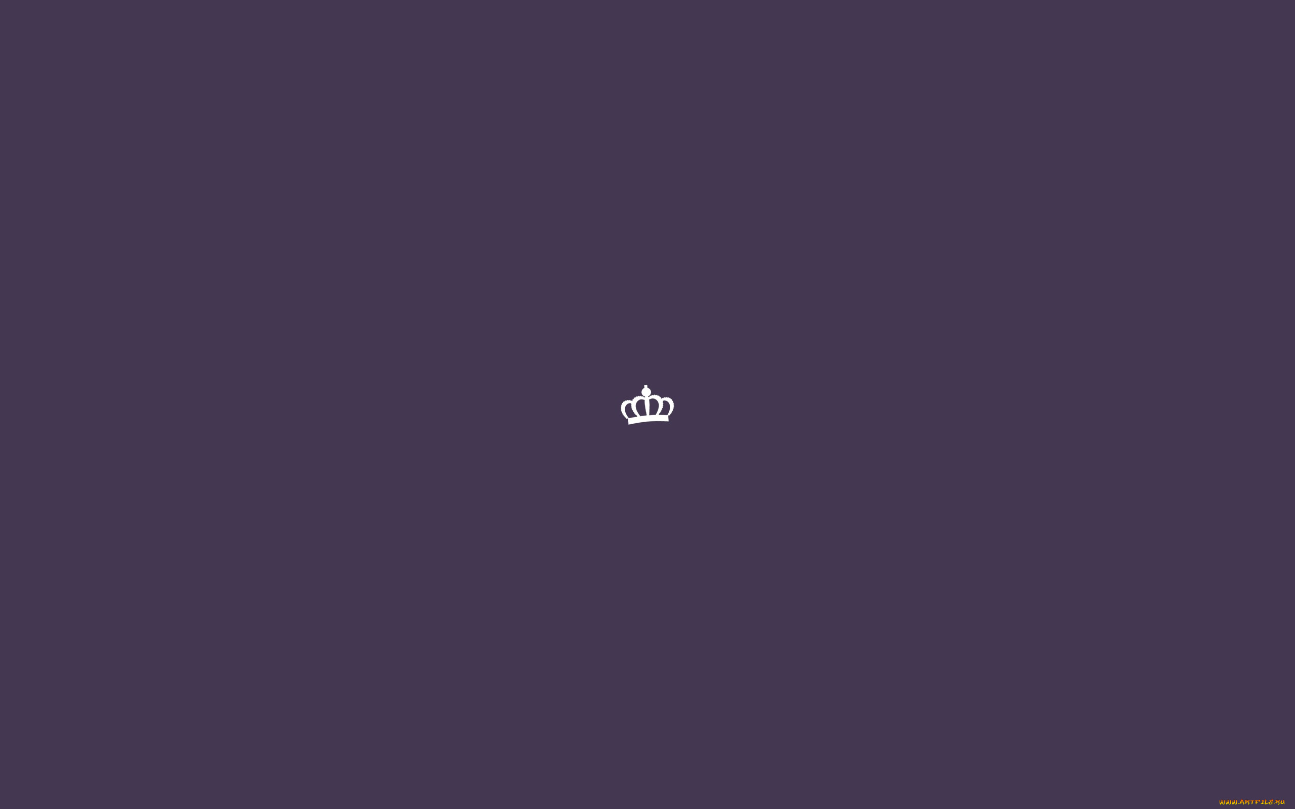 рисованные, минимализм, фиолетовый, корона