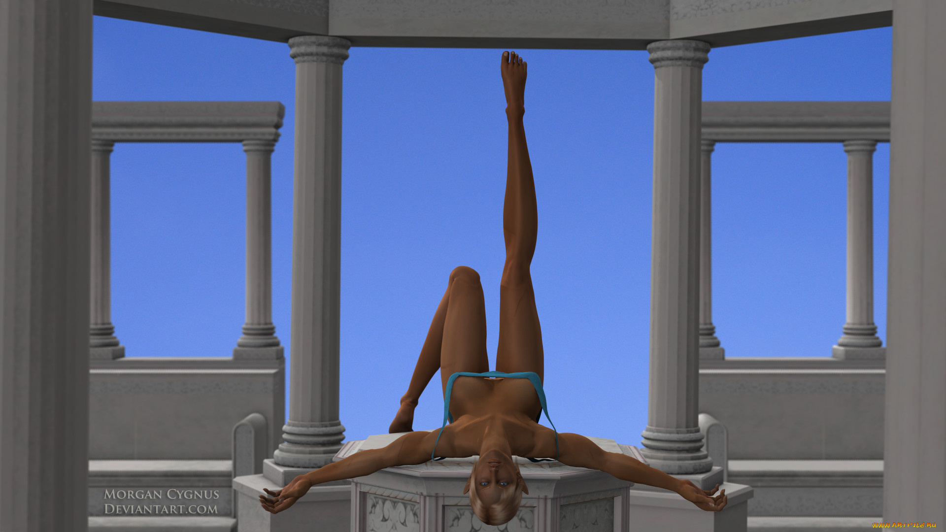 3д, графика, эльфы, , elves, взгляд, эльфийка, фон