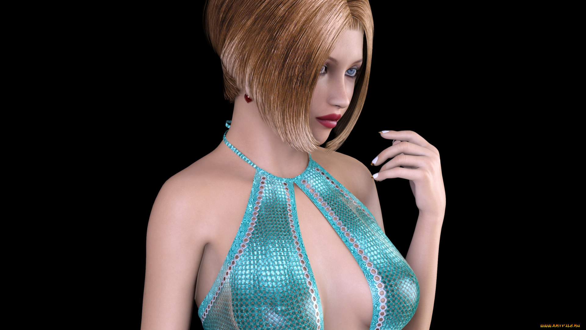 3д, графика, люди, , people, взгляд, фон, девушка