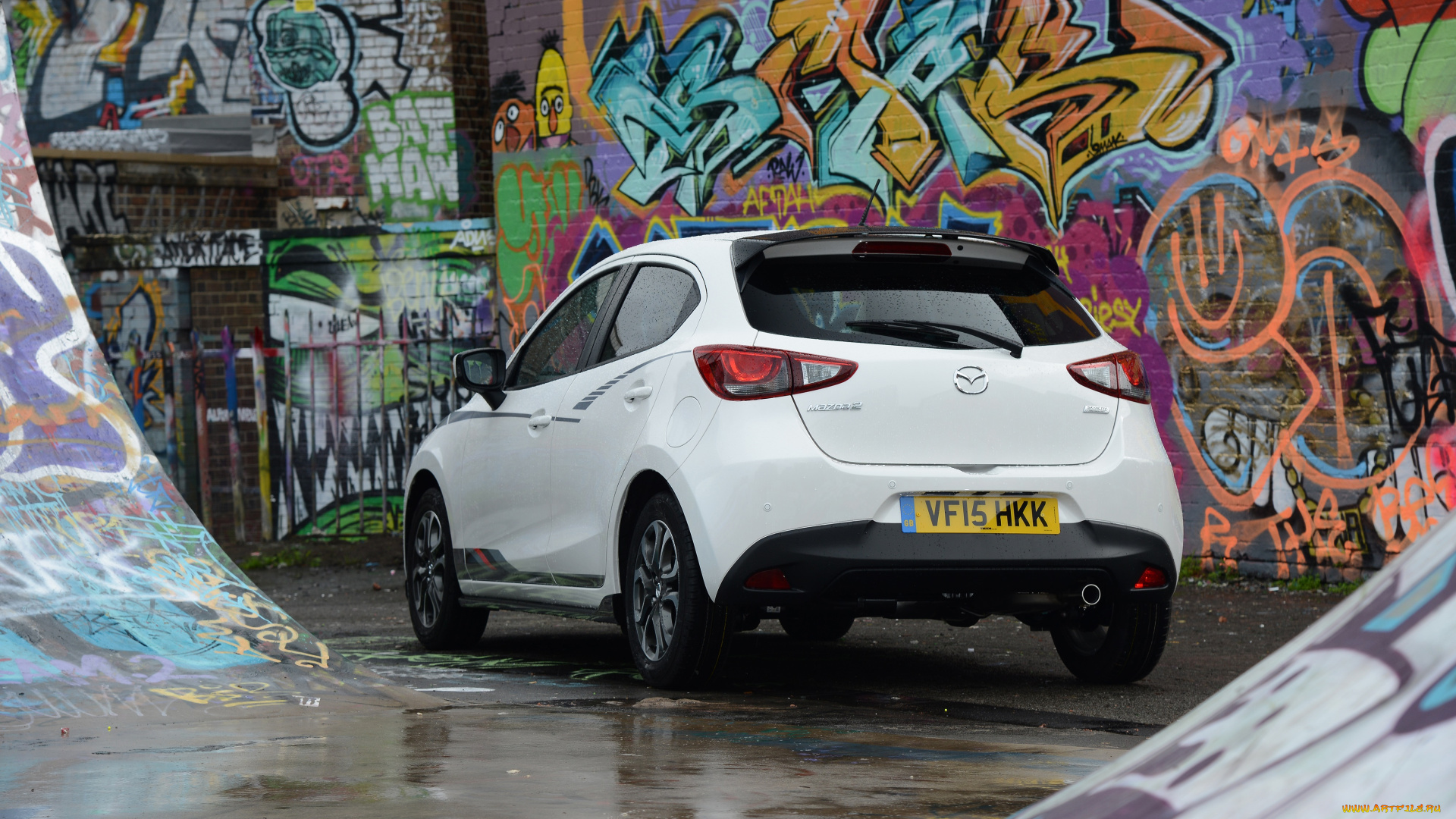 автомобили, mazda, mazda2, sport, black, '2015г