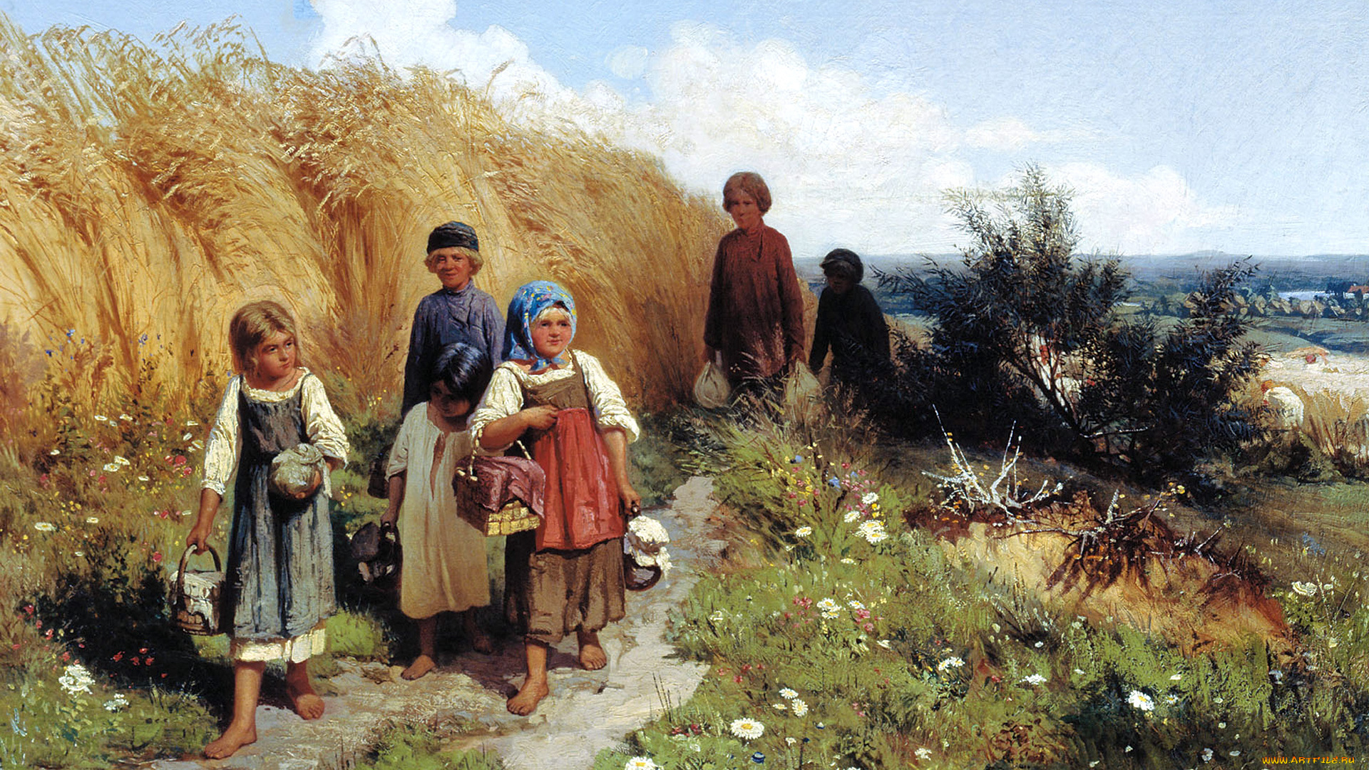 рисованное, живопись, дети