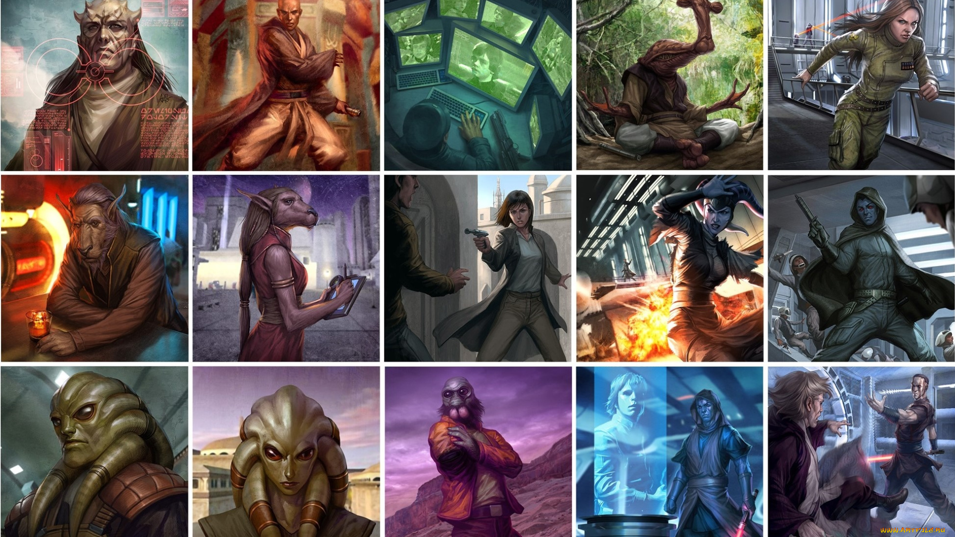 видео, игры, star, wars, персонажи