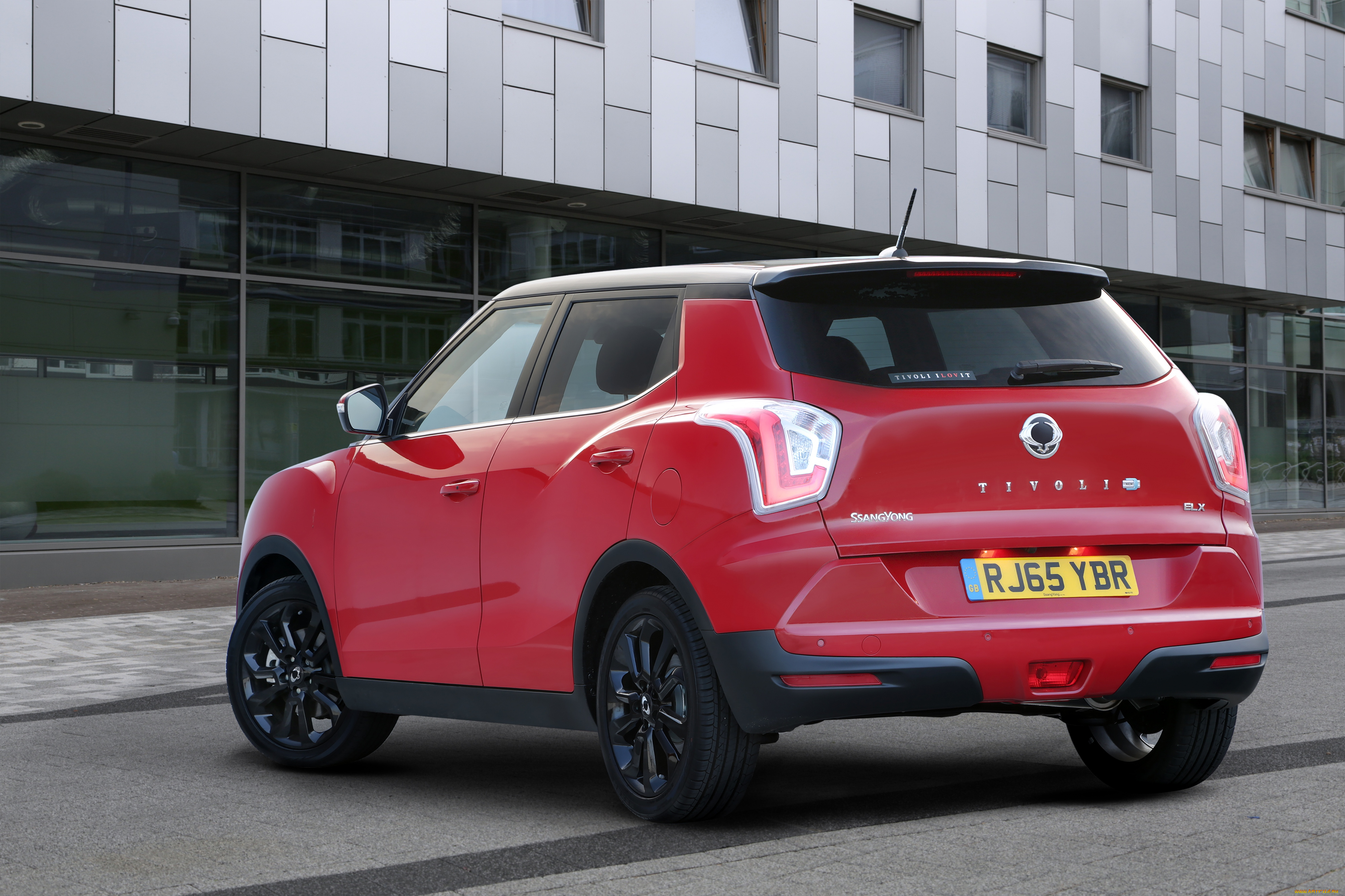 автомобили, ssang, yong, tivoli, 2015г, красный, uk-spec, ssangyong