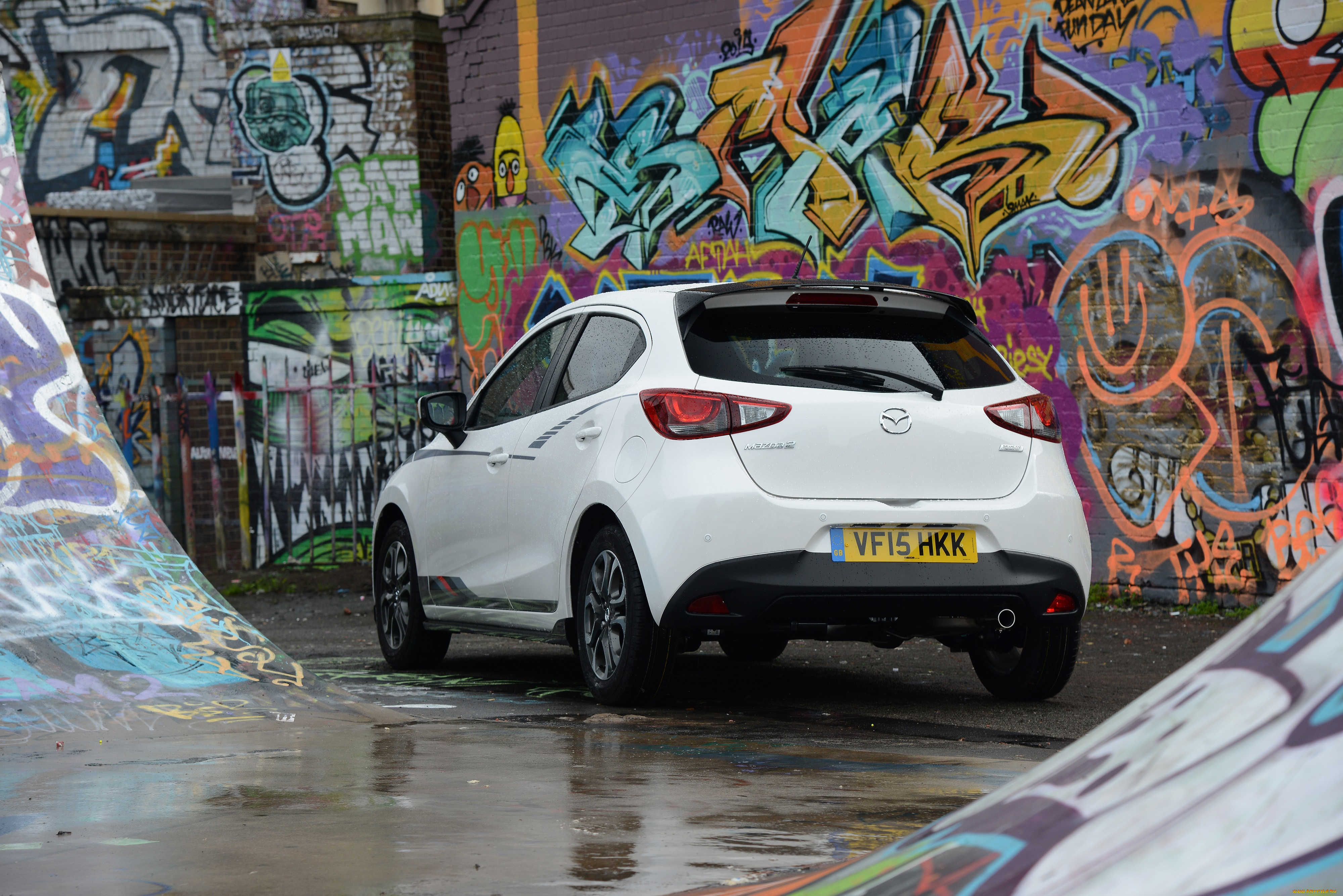 автомобили, mazda, mazda2, sport, black, '2015г