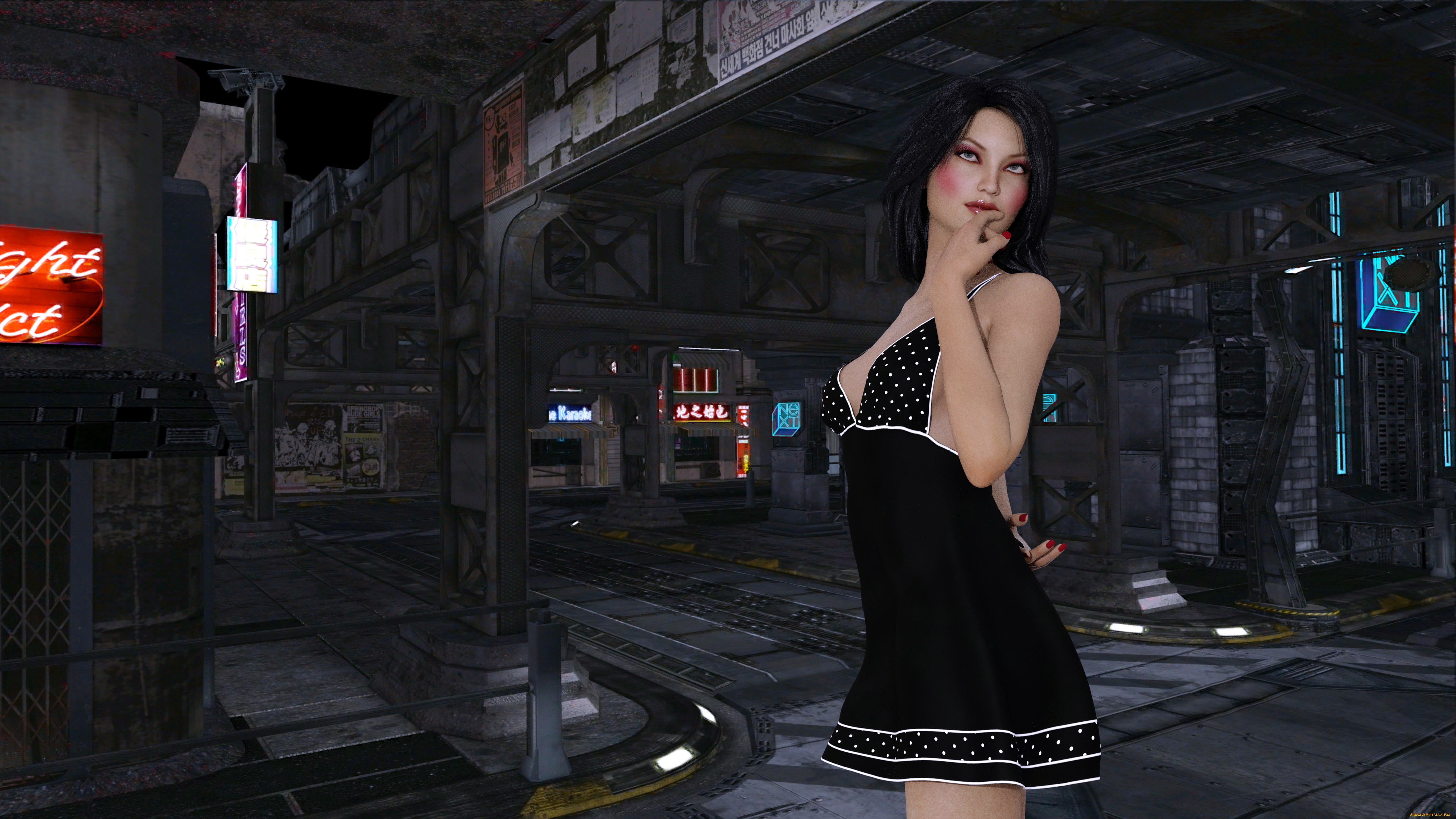 3д, графика, люди, , people, фон, девушка, взгляд