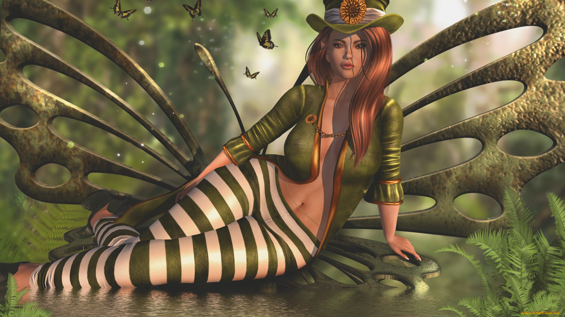 3д, графика, фантазия, , fantasy, девушка