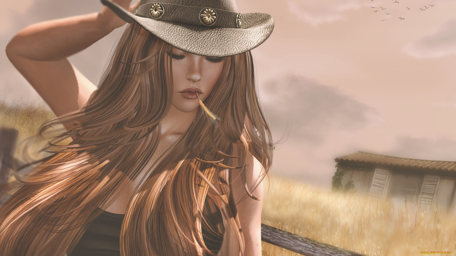 3д, графика, люди, , people, девушка