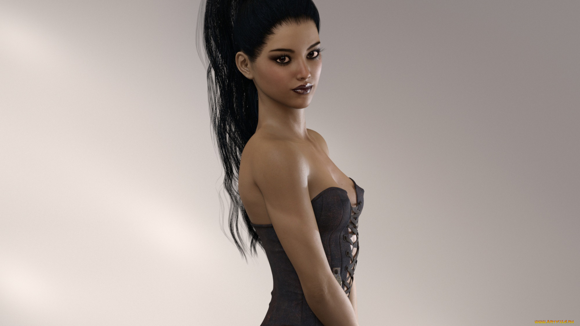 3д, графика, люди, , people, взгляд, девушка, фон