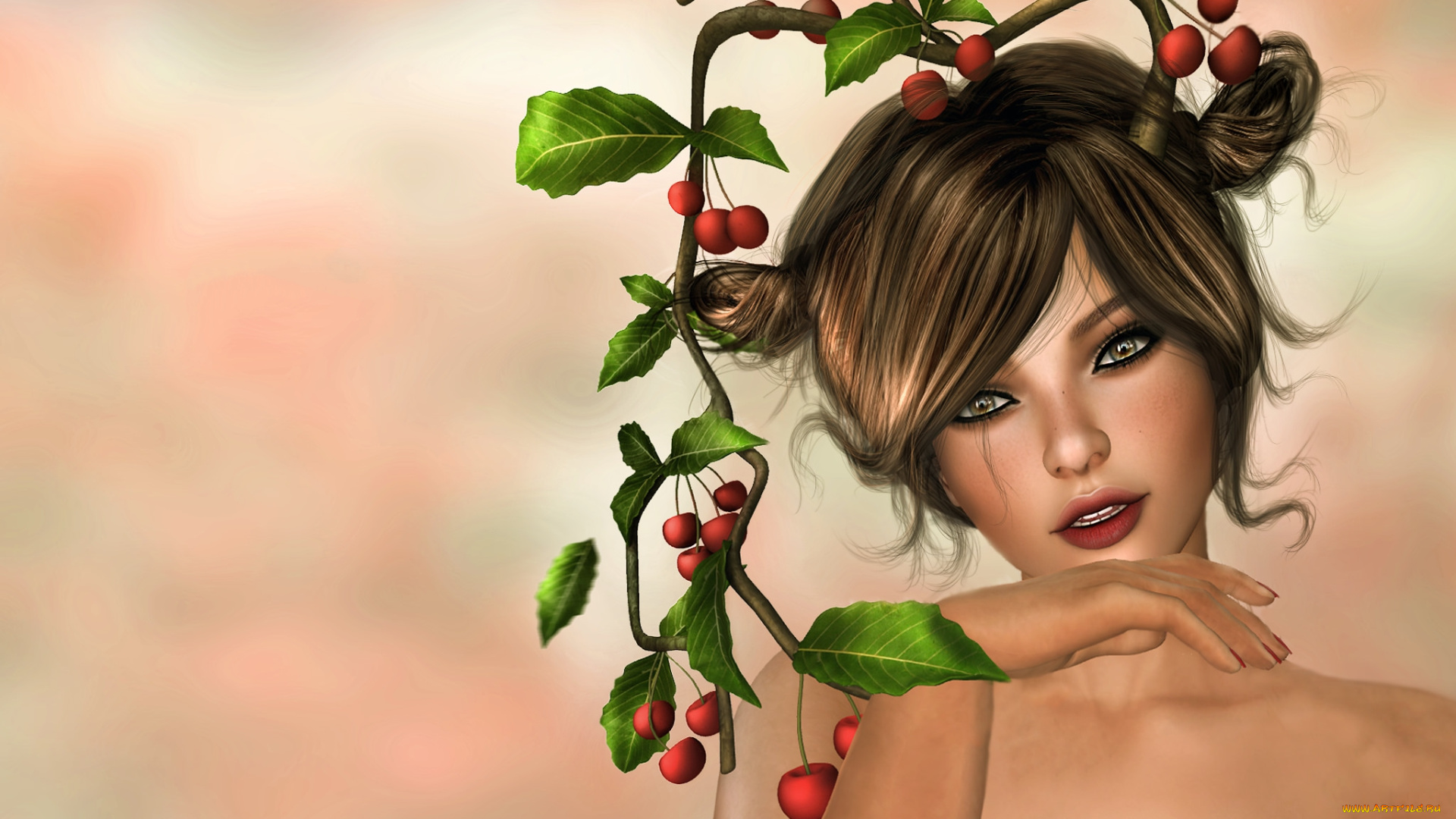 3д, графика, портрет, , portraits, девушка