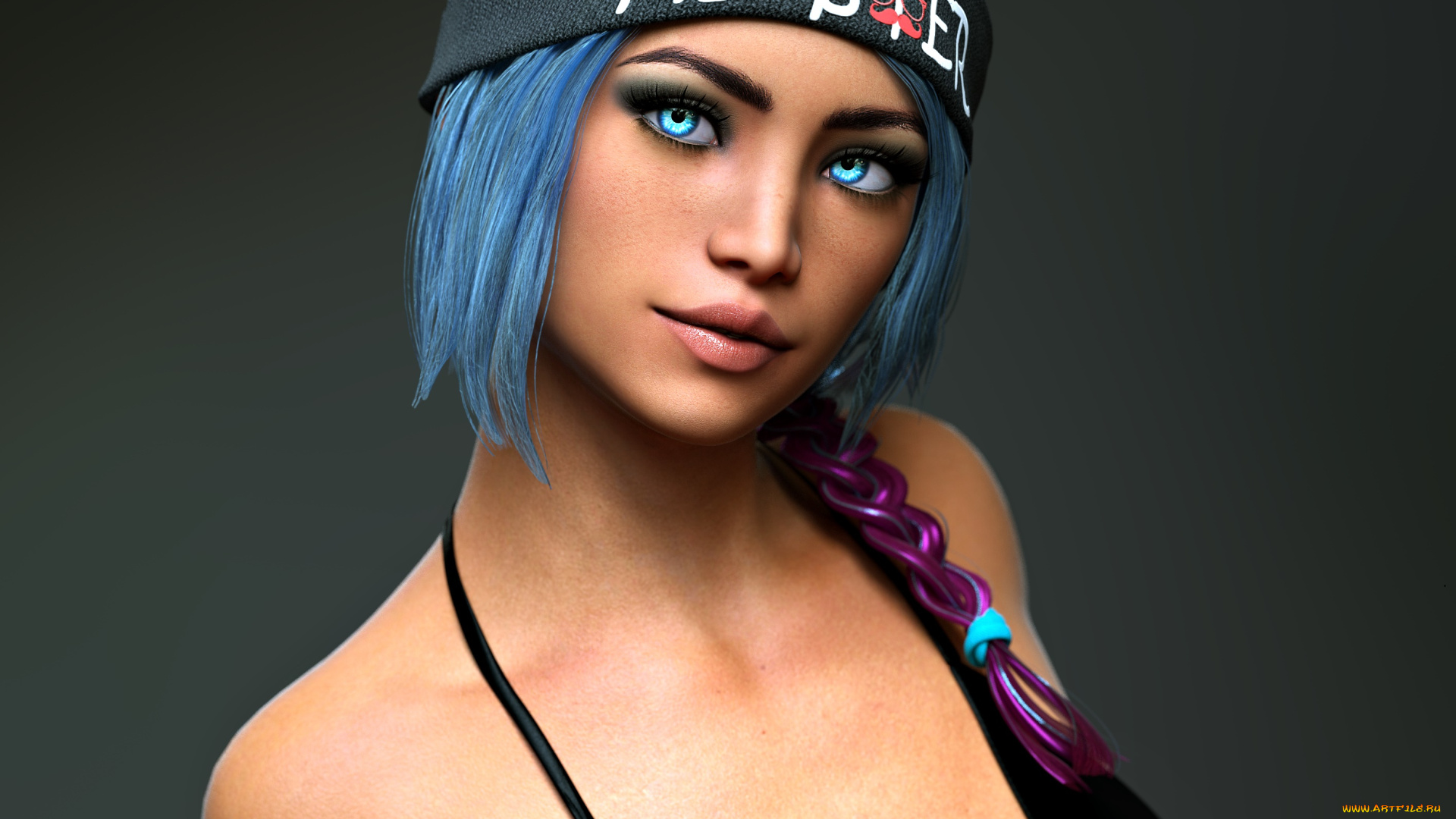 3д, графика, портрет, , portraits, девушка, фон, взгляд