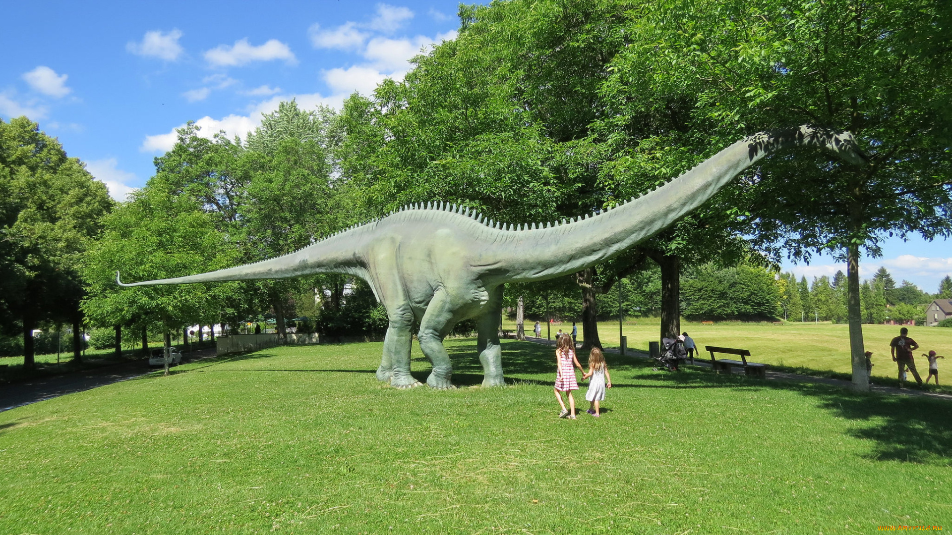 города, -, памятники, , скульптуры, , арт-объекты, динозавр