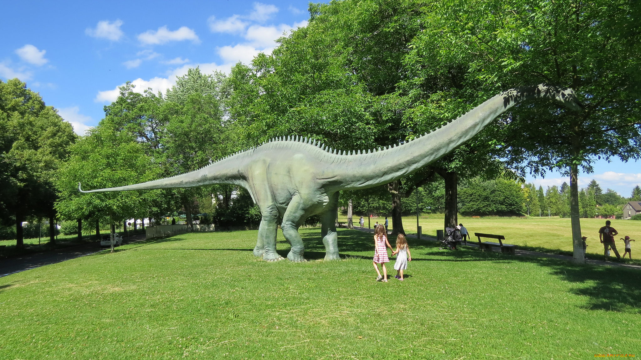 города, -, памятники, , скульптуры, , арт-объекты, динозавр