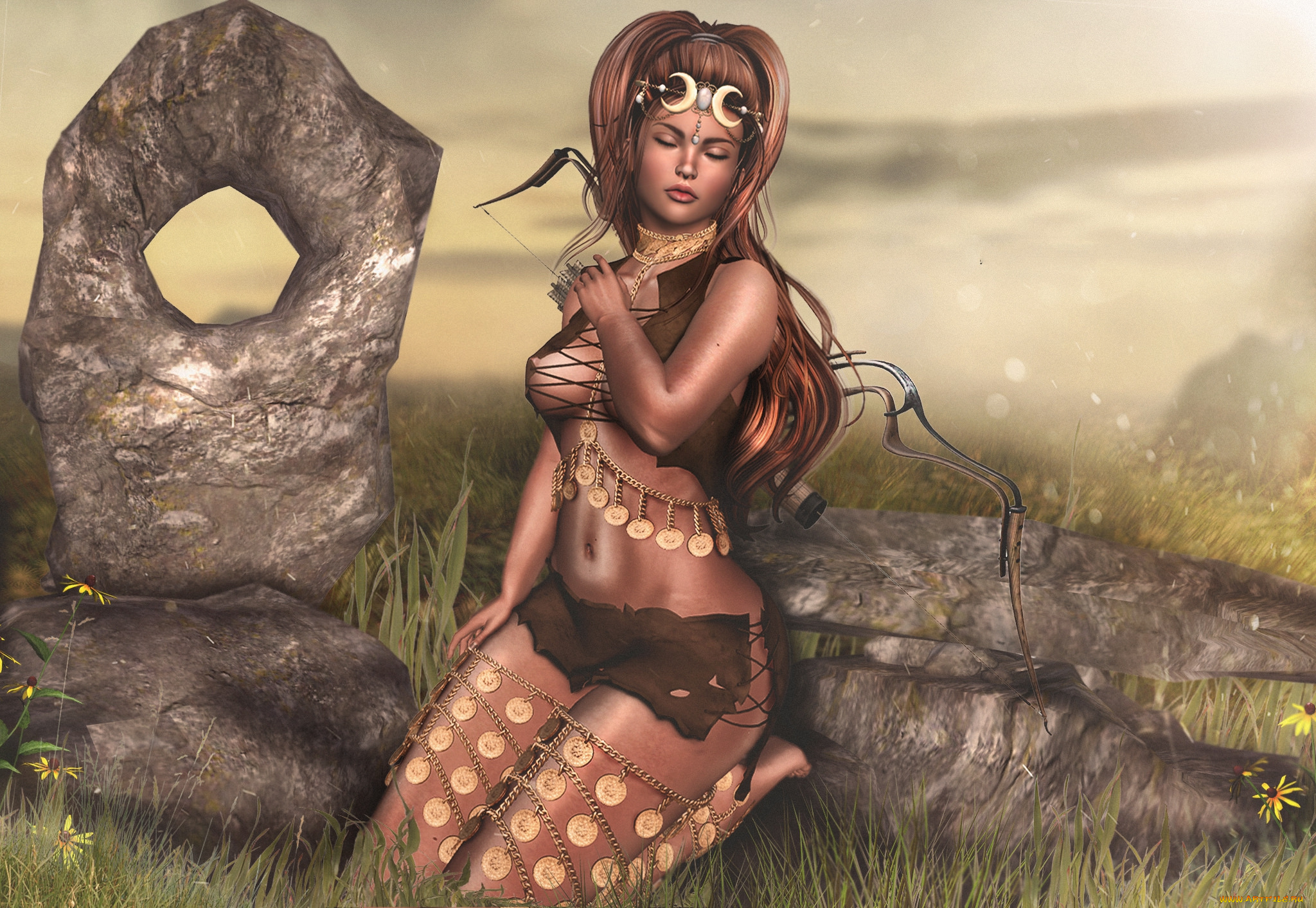 3д, графика, фантазия, , fantasy, девушка