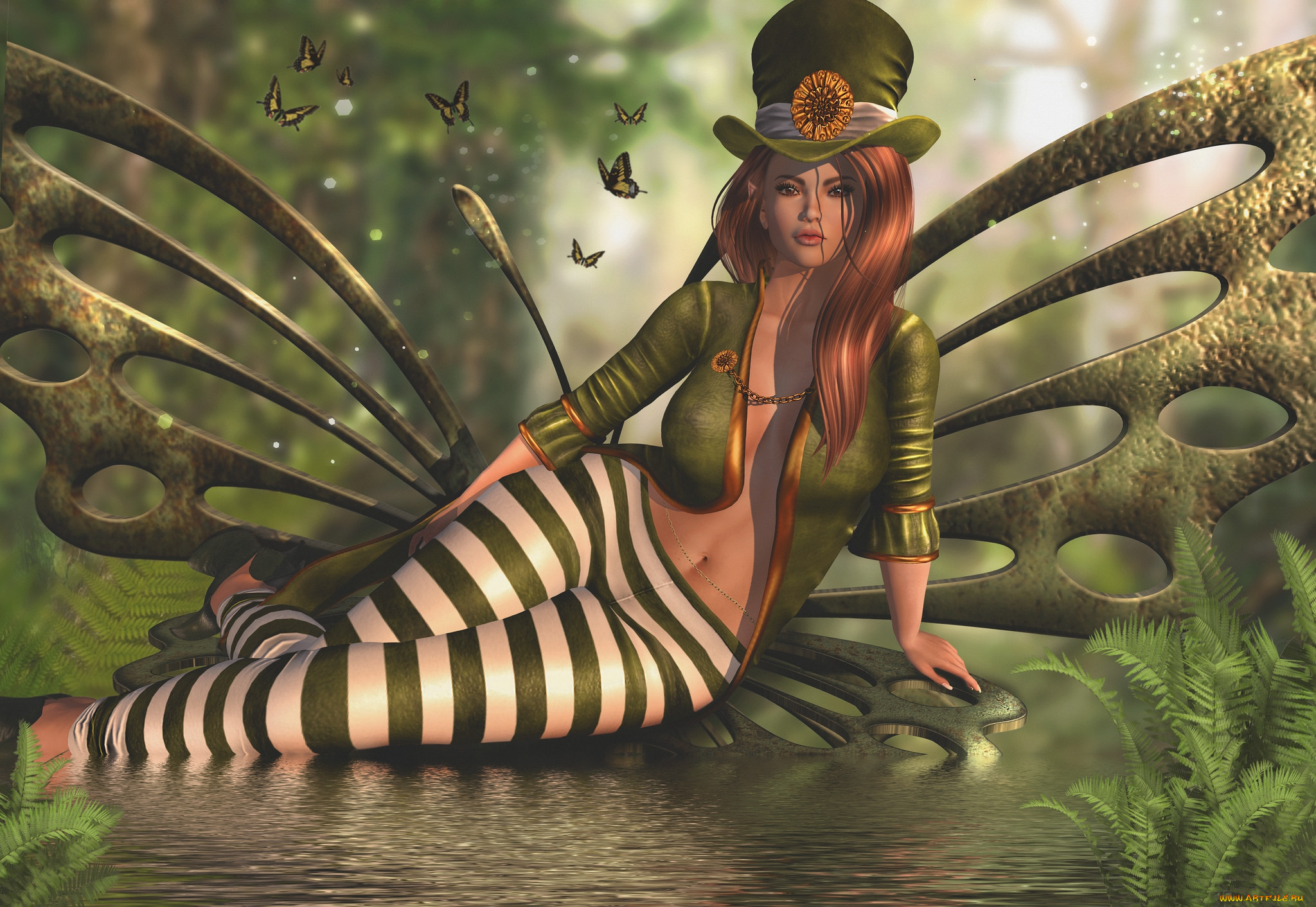 3д, графика, фантазия, , fantasy, девушка