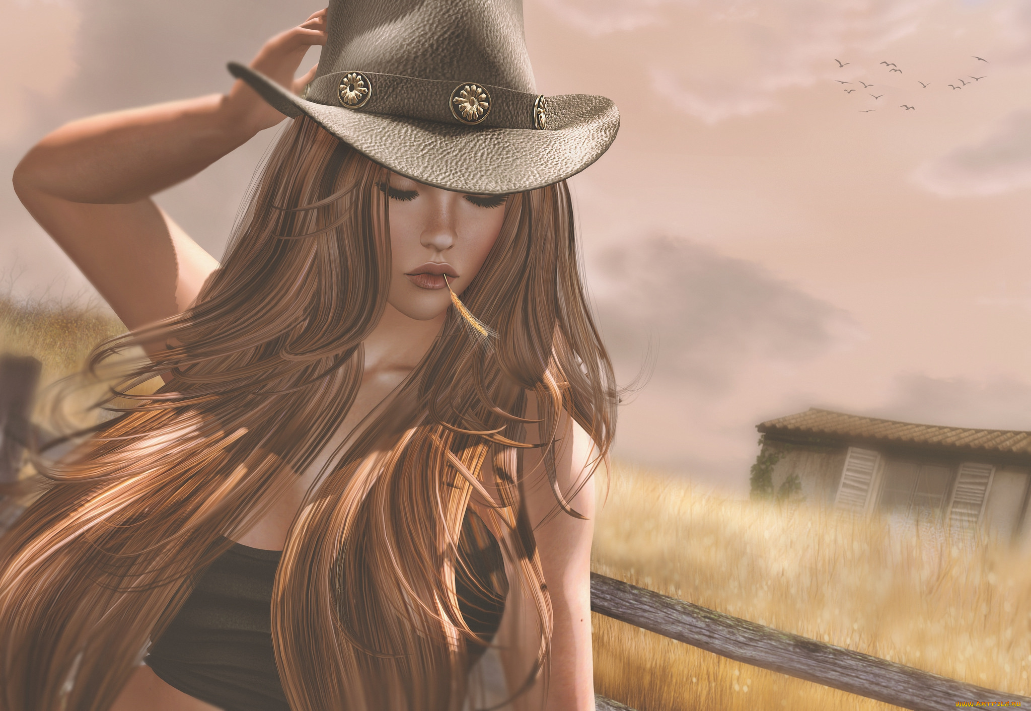 3д, графика, люди, , people, девушка