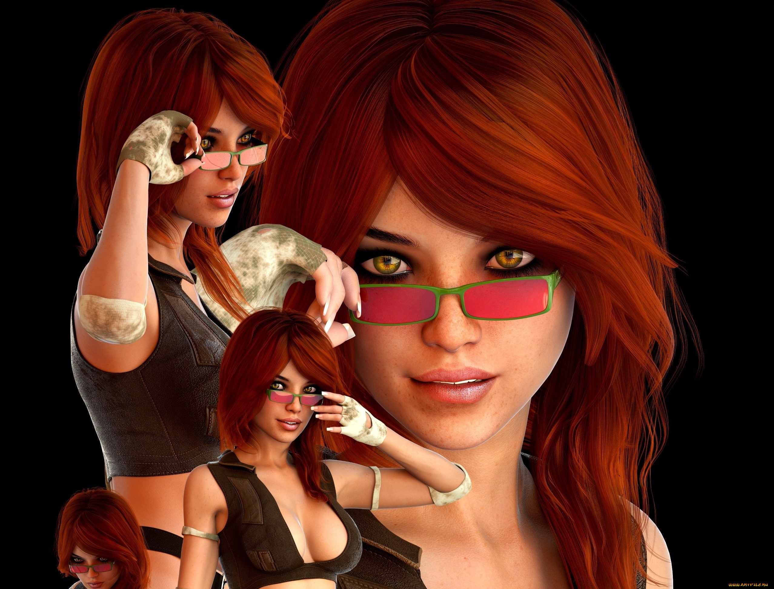 3д, графика, люди, , people, фон, девушка, взгляд