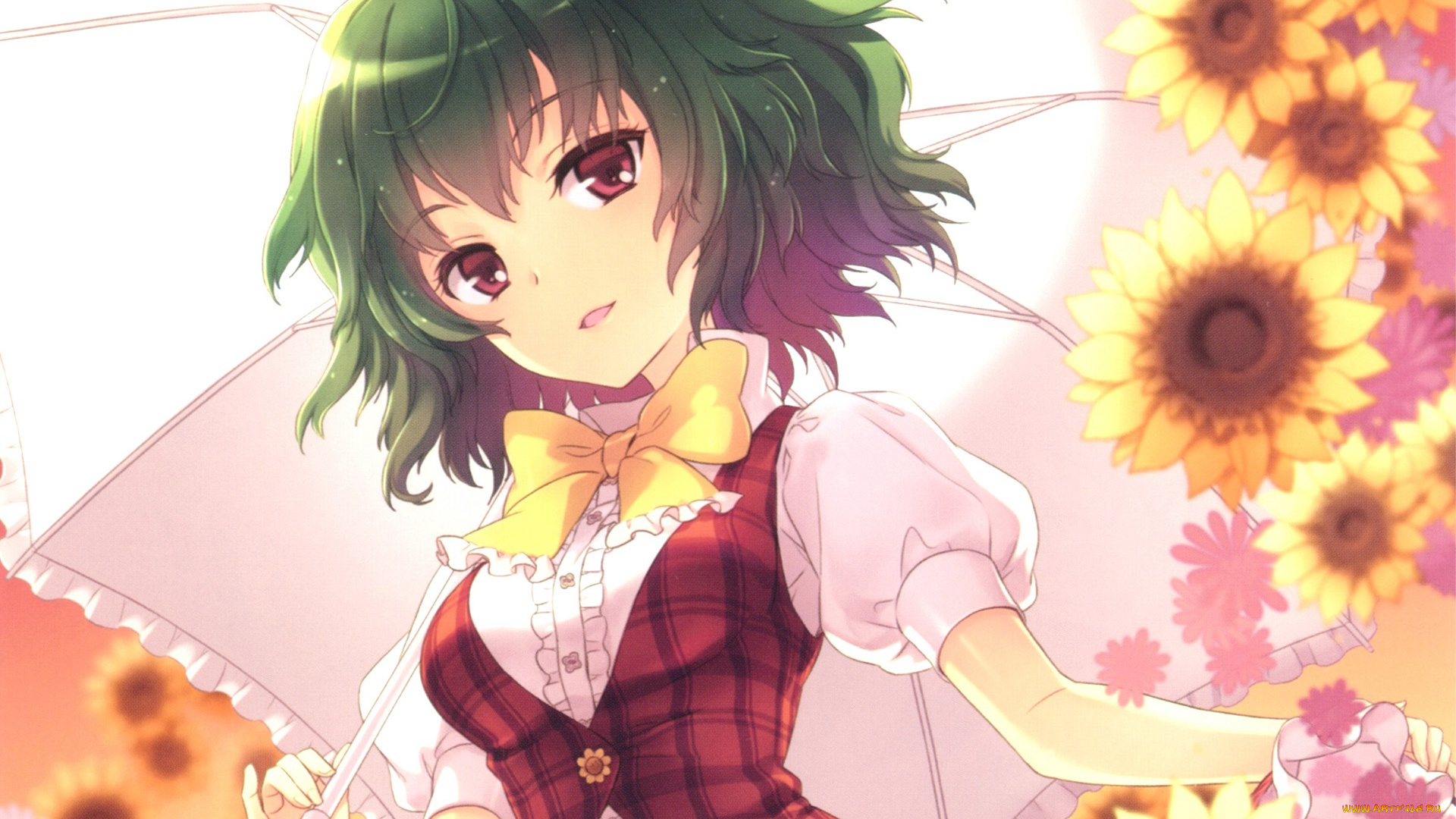 аниме, touhou, девушка