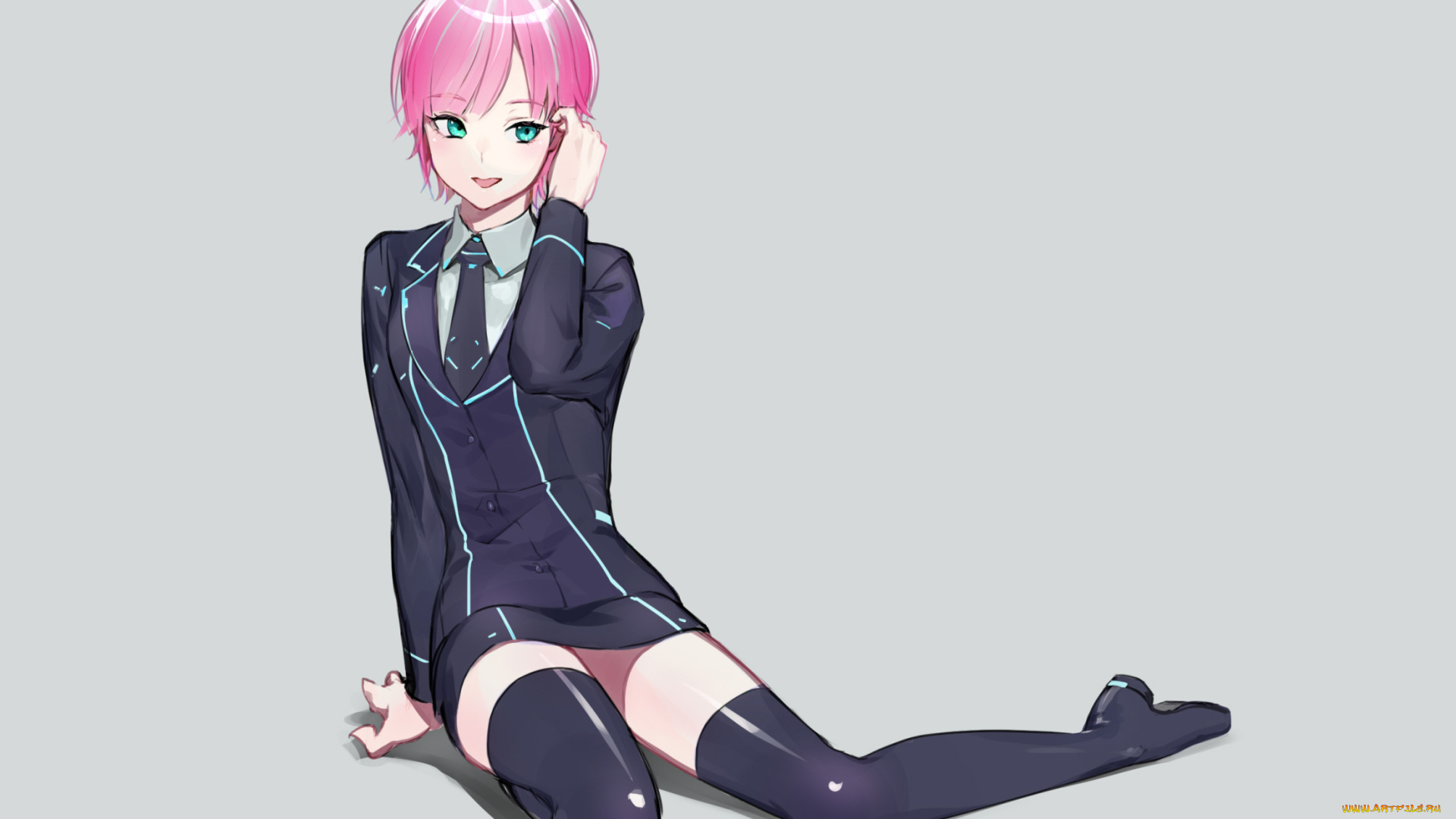 аниме, virtual, youtuber, девушка