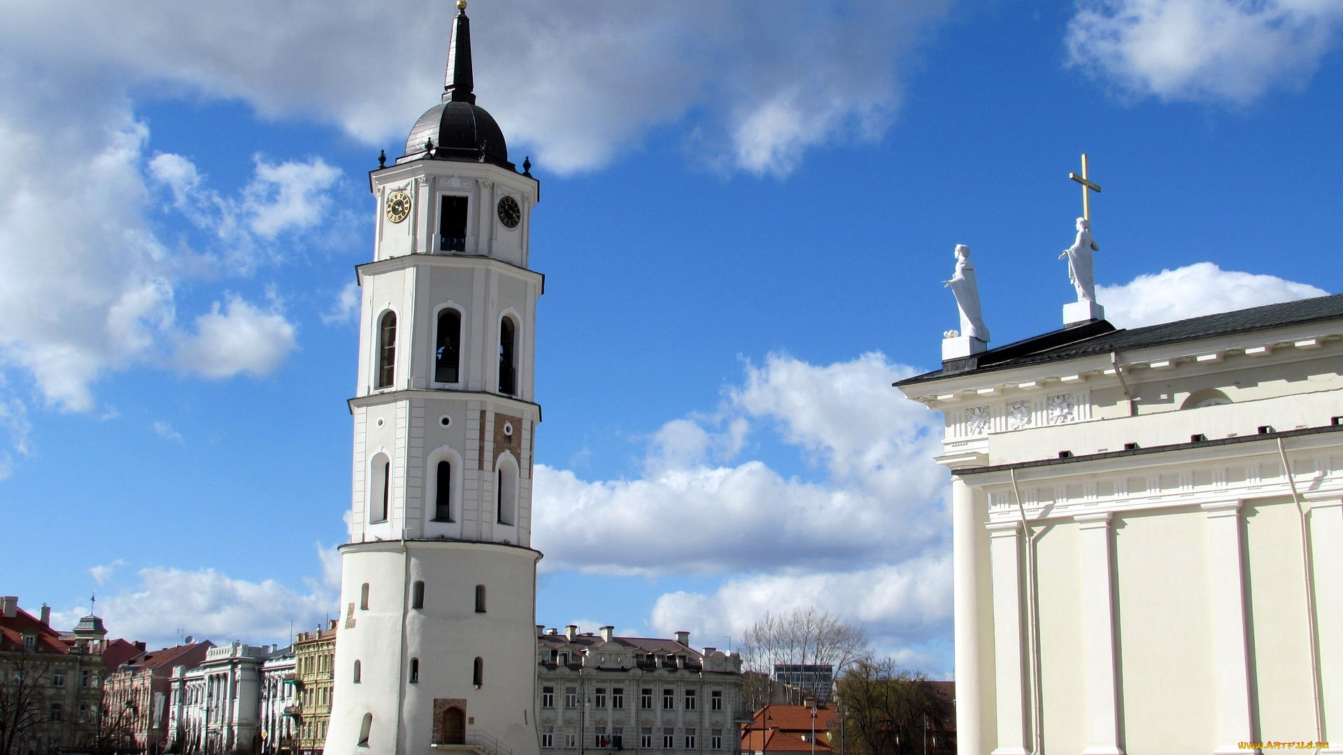 города, вильнюс, , литва, колокольня